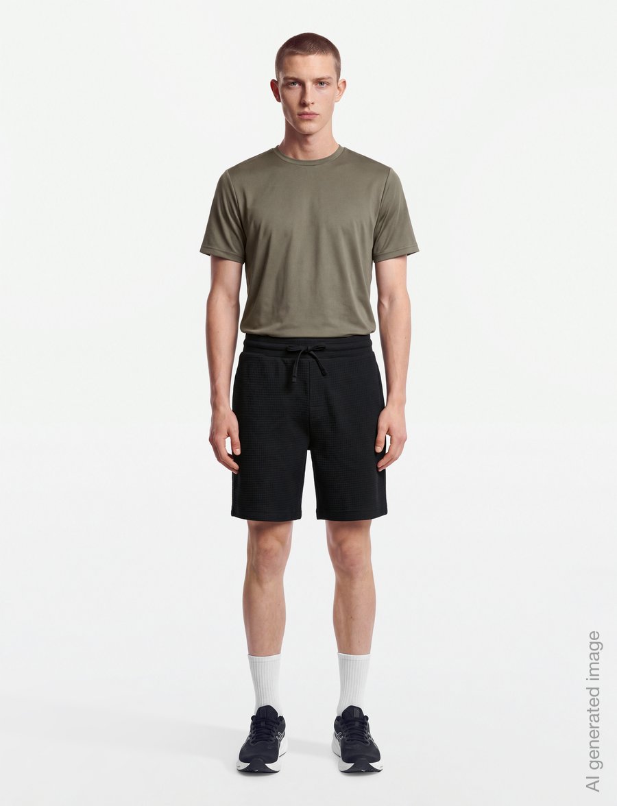 HUGO - Austin Shorts - sweatshorts - black - 0