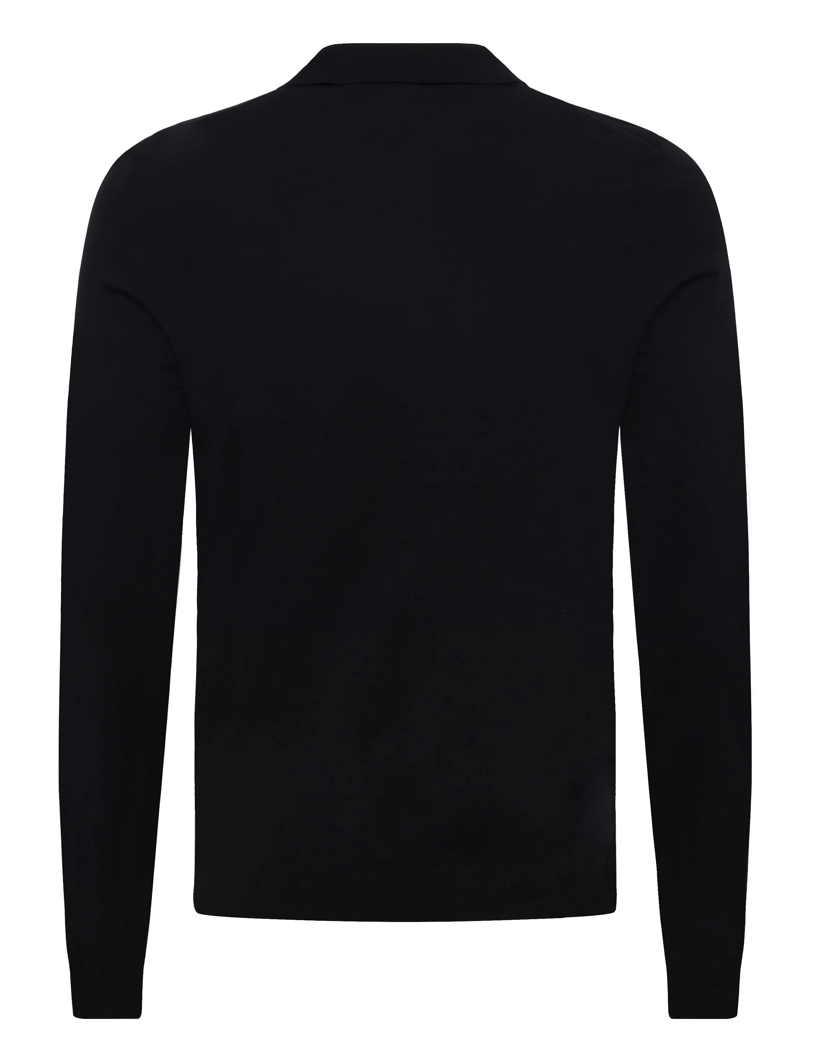 HUGO - San Pippo-CV - langärmelige strick-polohemden - navy - 1