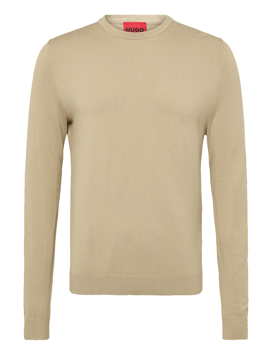 HUGO - San Cody-CV - rundhals - medium beige - 0
