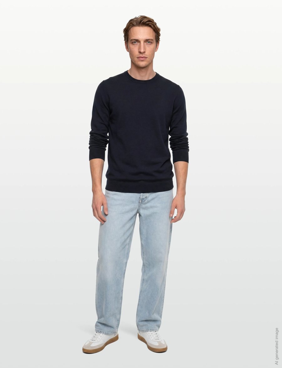 HUGO - San Cody-CV - rund hals - navy - 0