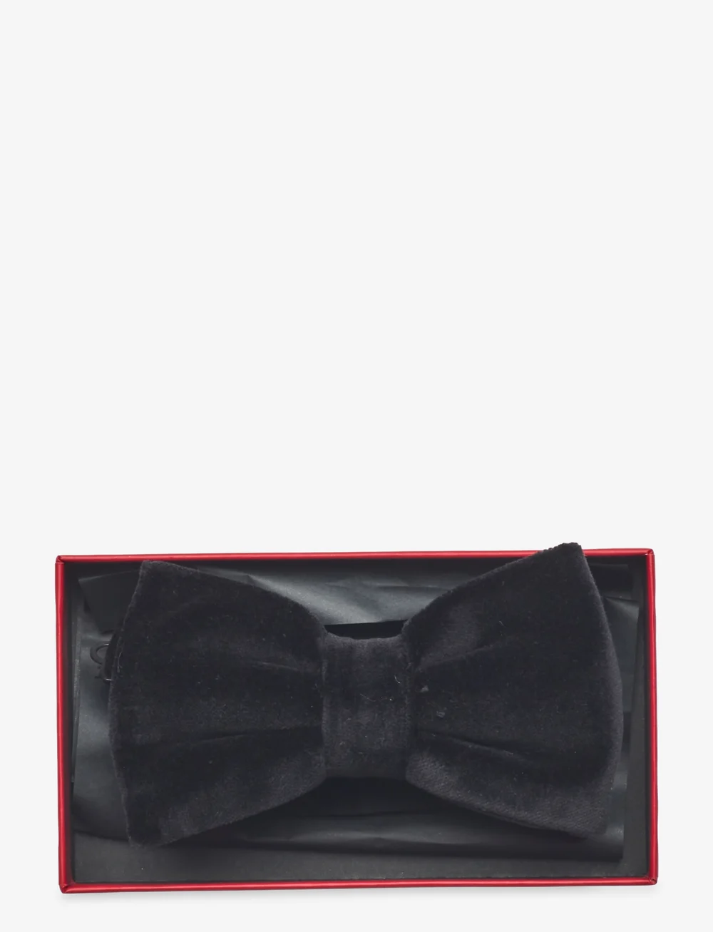 HUGO - Bow tie velvet - fliegen - black - 0