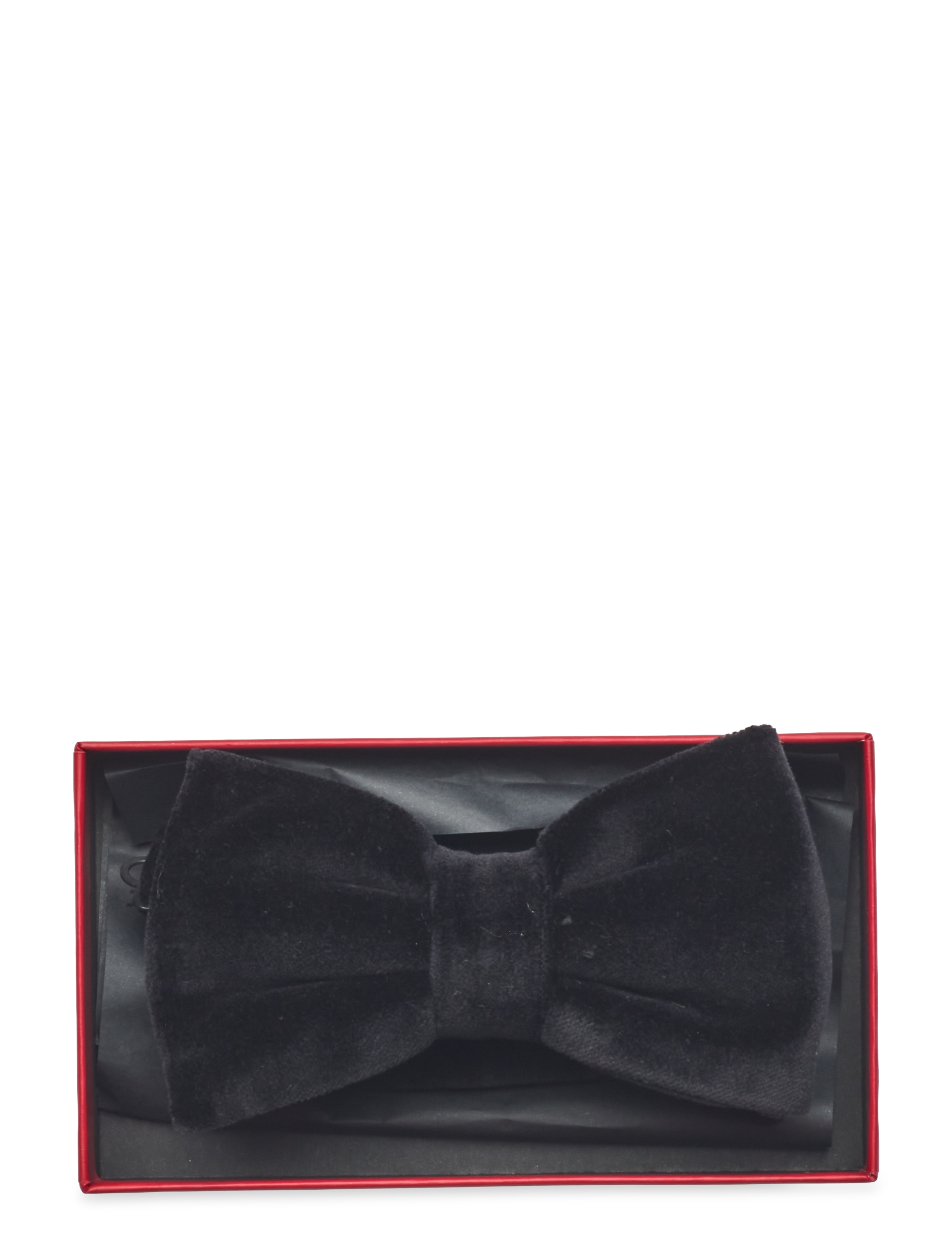 HUGO Bow tie velvet - Bow ties - BLACK / black