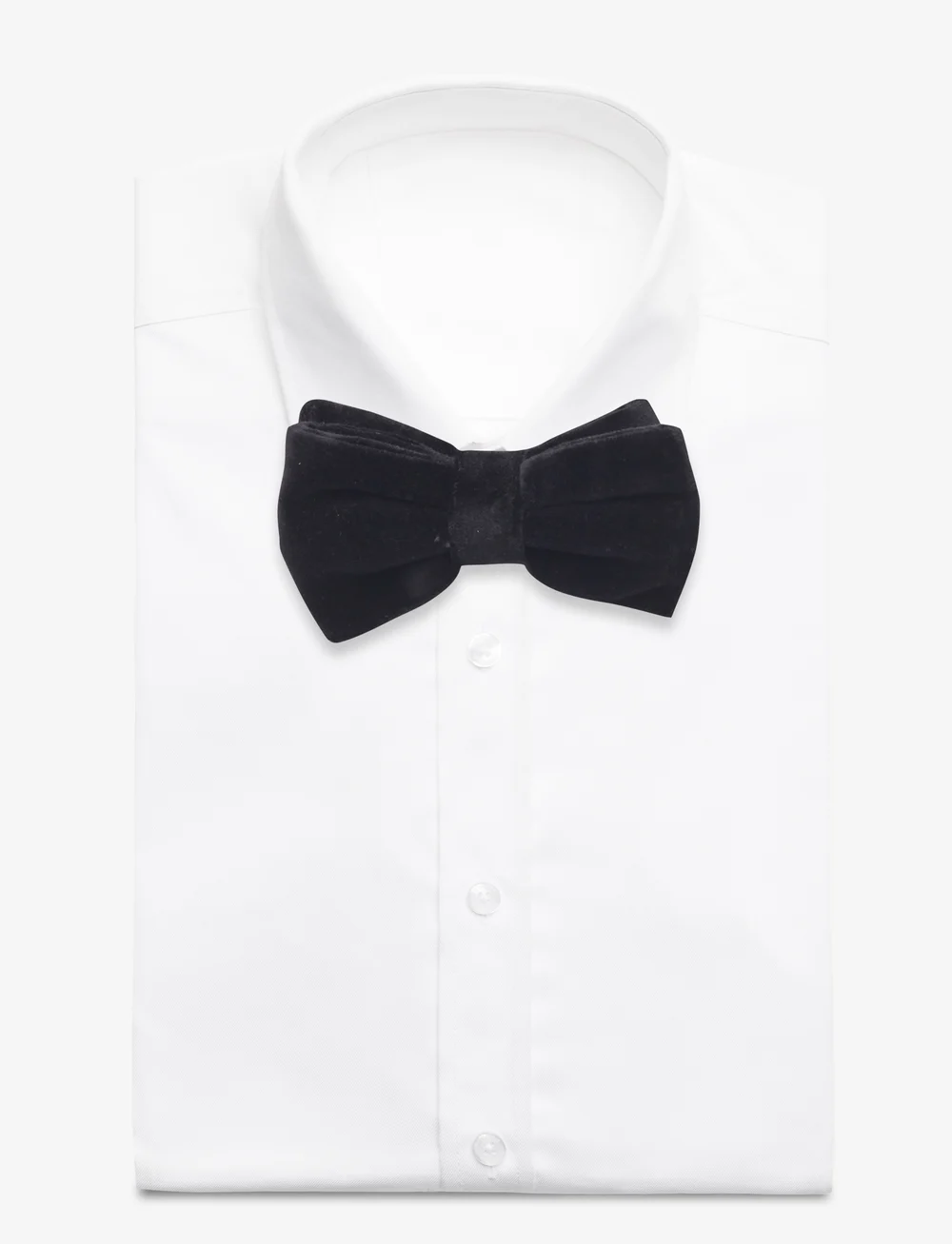 HUGO - Bow tie velvet - fliegen - black - 3