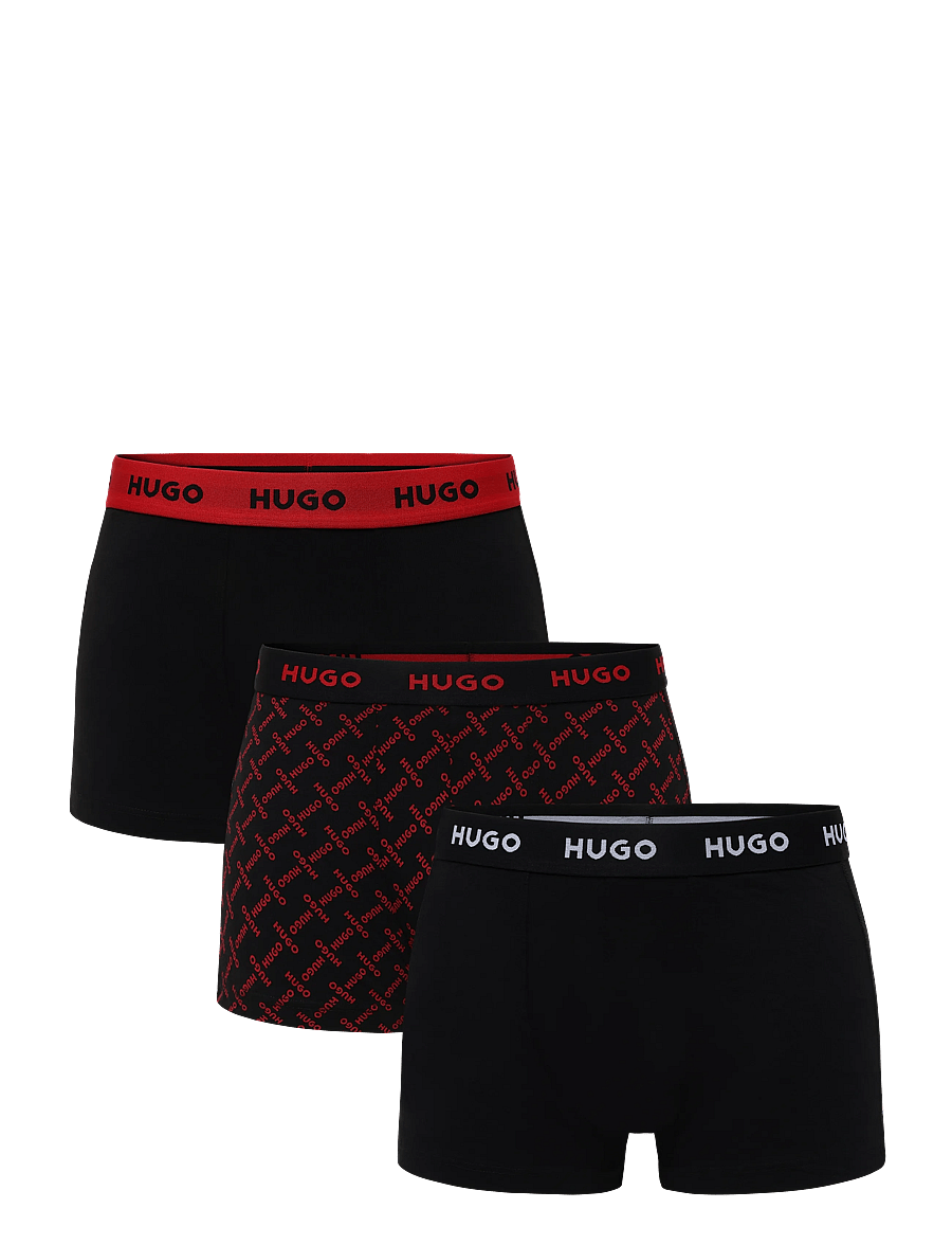 HUGO - TRUNK TRIPLET DESIGN - unterhosen im multipack - open grey - 0