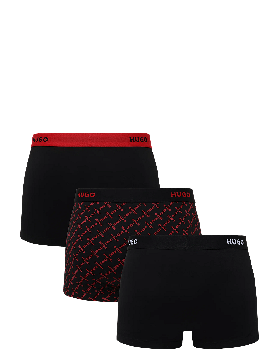 HUGO - TRUNK TRIPLET DESIGN - unterhosen im multipack - open grey - 1