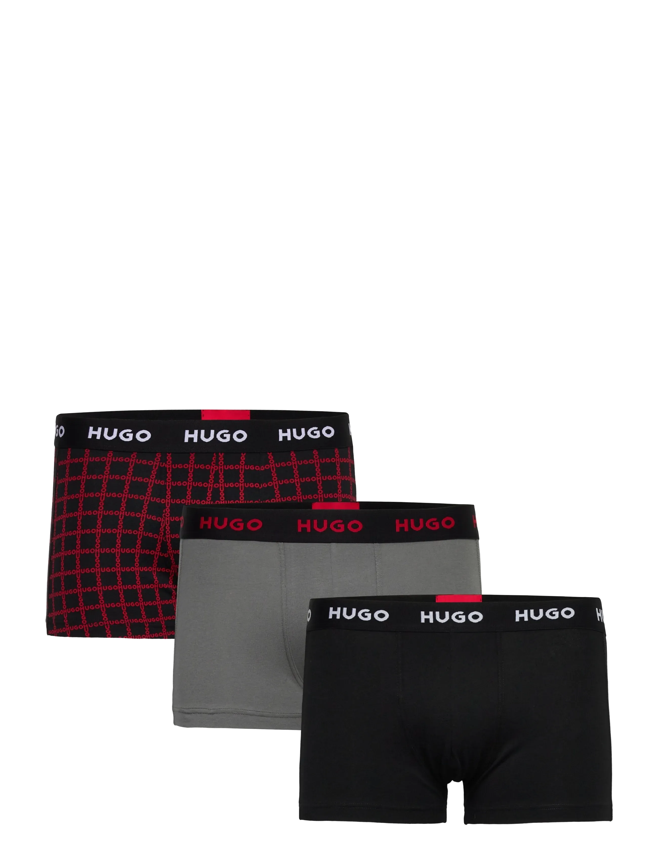 HUGO Trunk Triplet Design, XXL, Black, Undertøj > Boksere, Herre