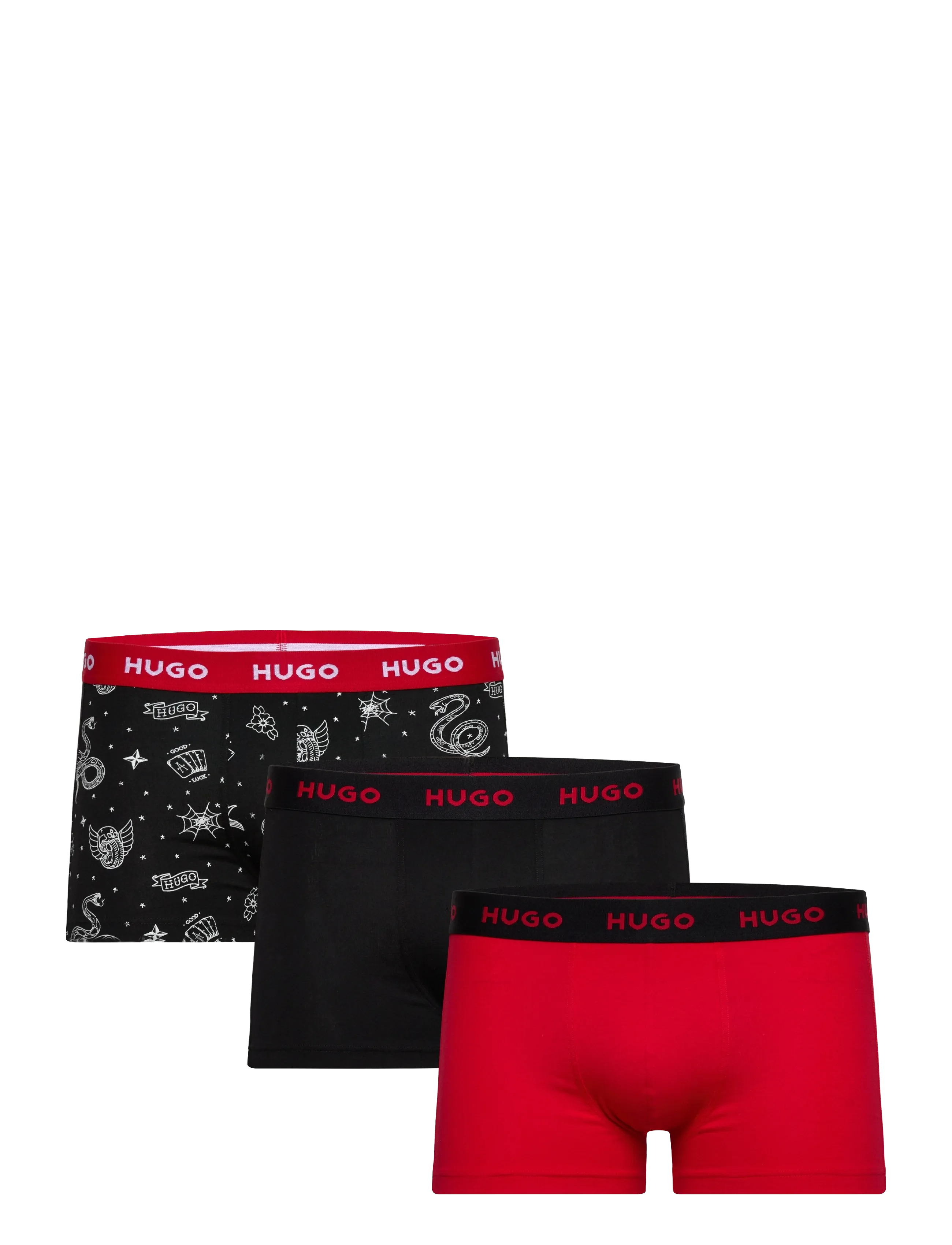 HUGO Trunk Triplet Design Schwarz - M - Herren