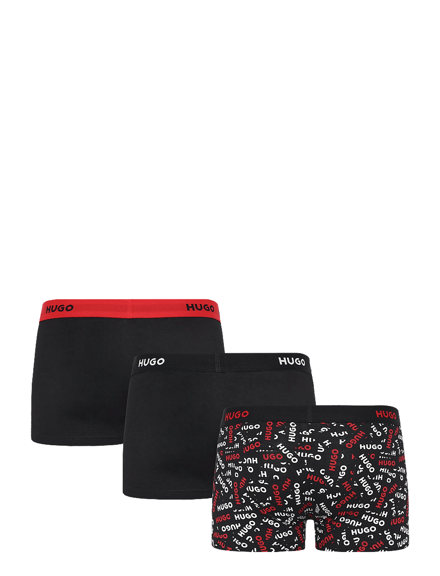 HUGO - TRUNK TRIPLET DESIGN - unterhosen im multipack - open red - 1