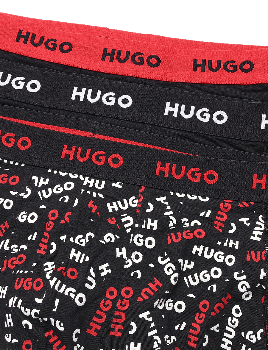 HUGO - TRUNK TRIPLET DESIGN - unterhosen im multipack - open red - 2