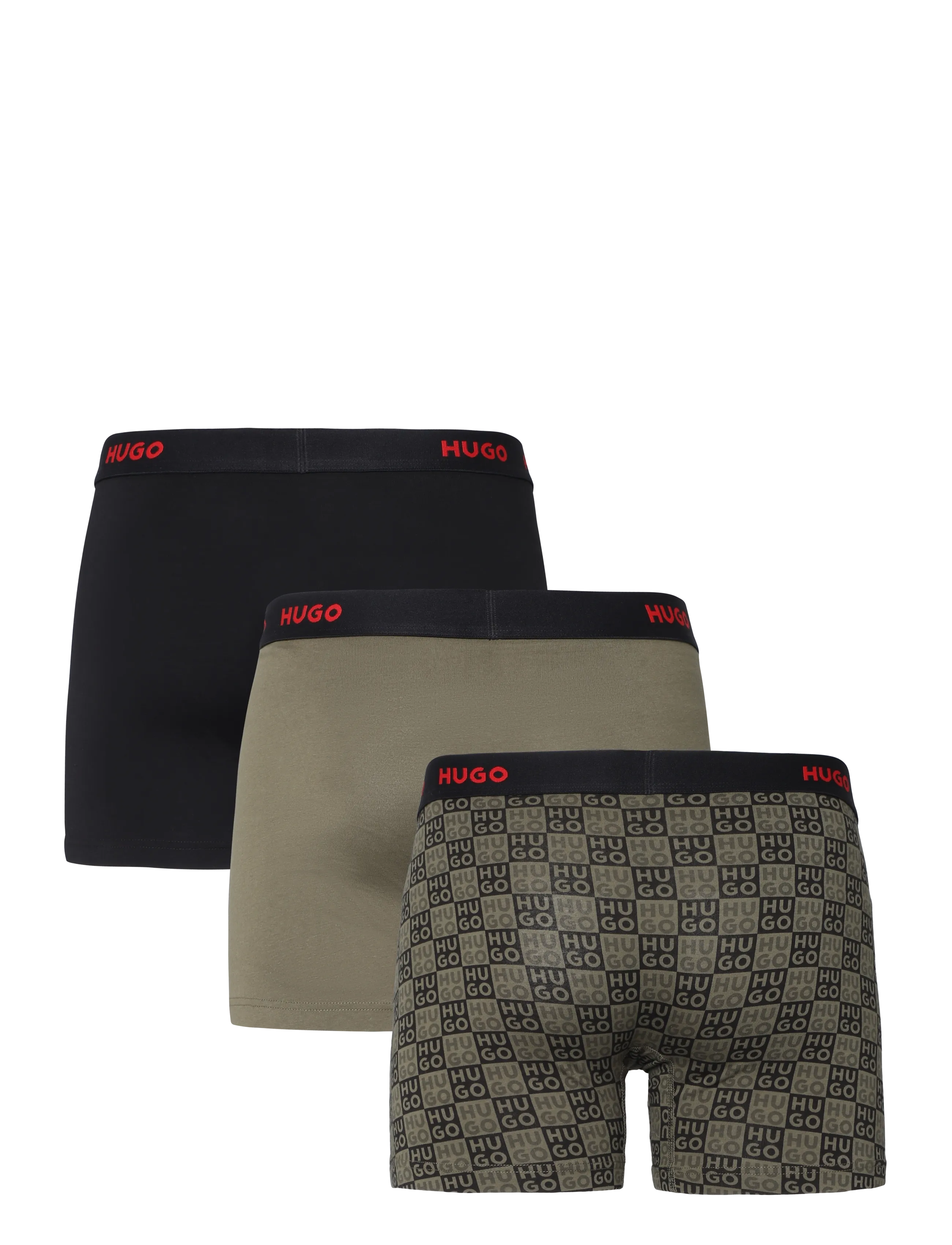 HUGO - BOXERBR TRPLT DESIGN - multipack underpants - open green - 1