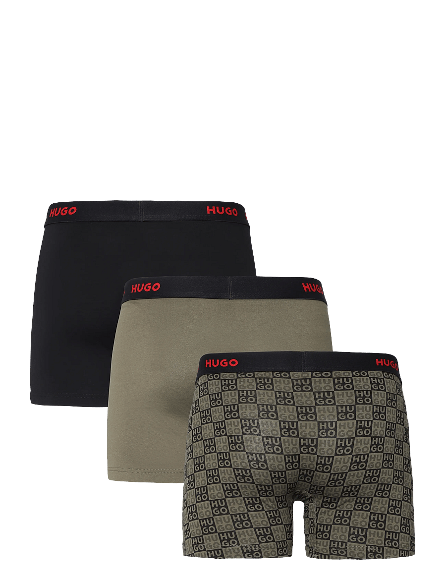 HUGO - BOXERBR TRPLT DESIGN - multipack underpants - open green - 1