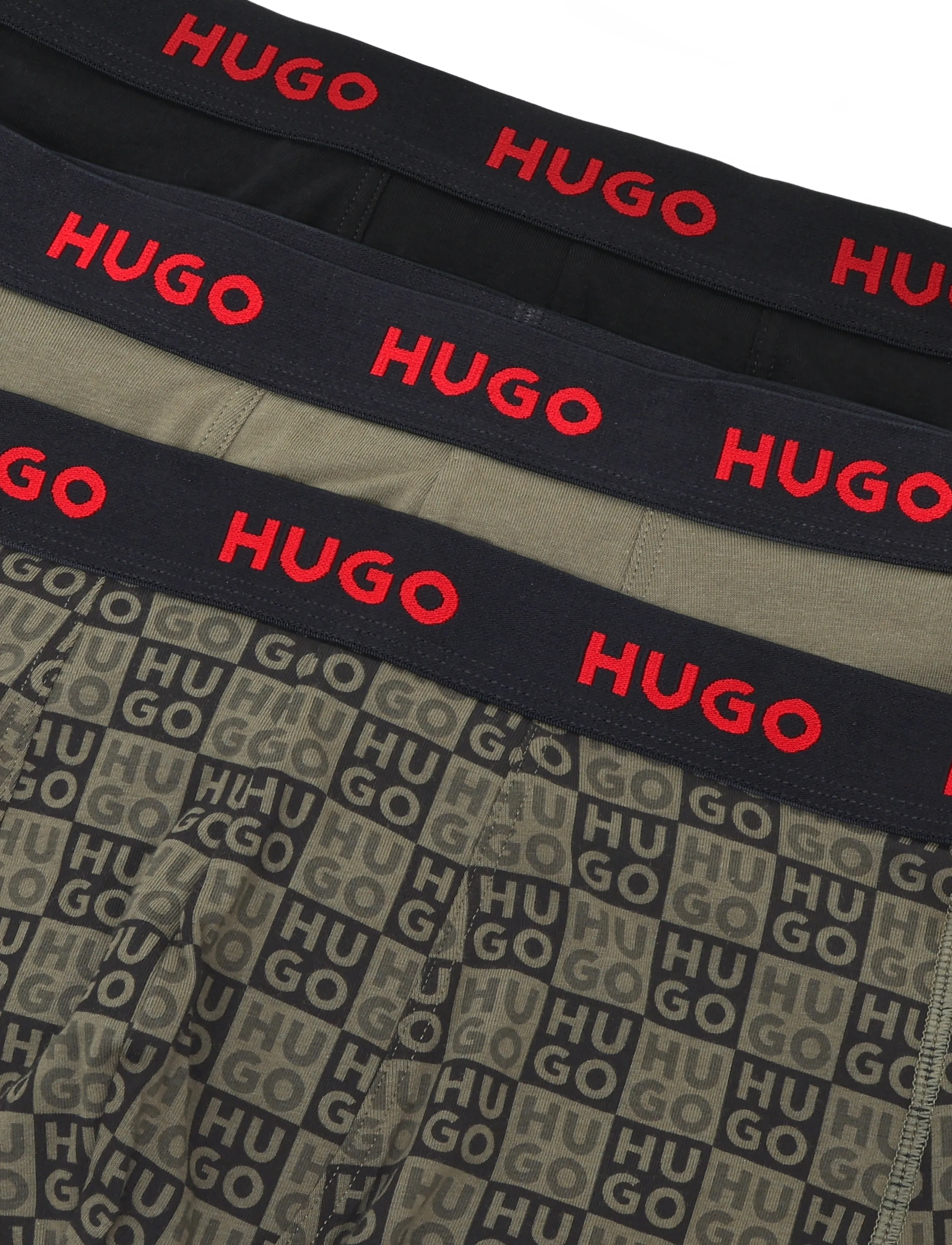HUGO - BOXERBR TRPLT DESIGN - multipack underpants - open green - 2