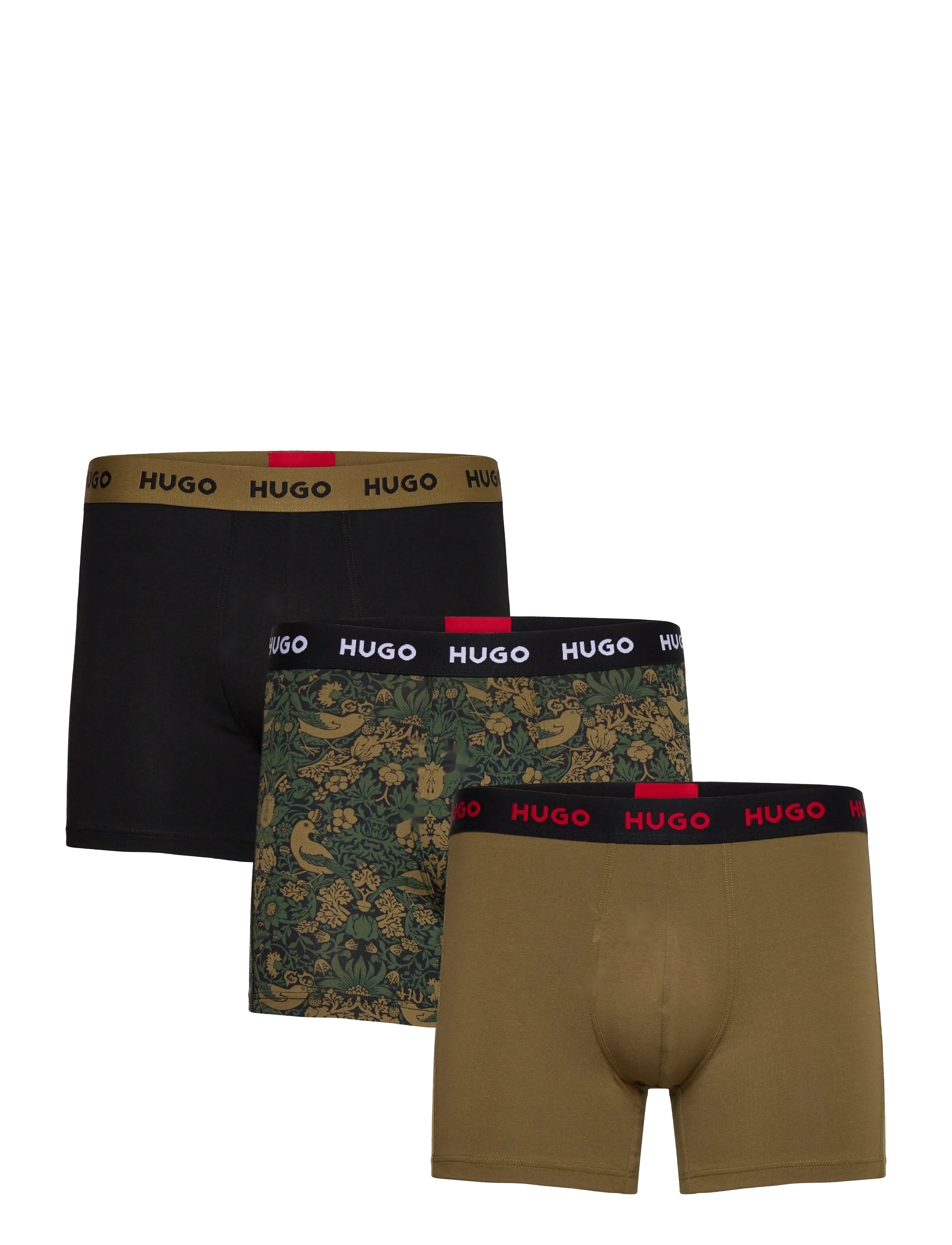HUGO BOXERBR TRPLT DESIGN - Aluspesu - OPEN MISCELLANEOUS / black