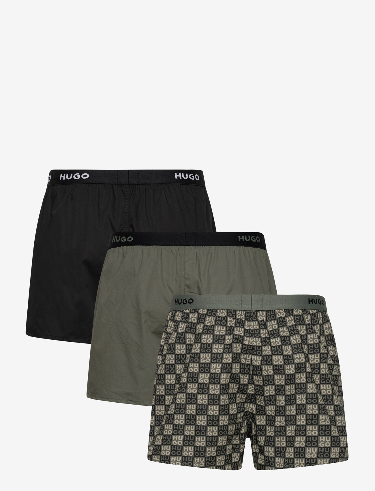 HUGO - WOVEN BOXER TRIPLET - majtki w wielopaku - open miscellaneous - 1