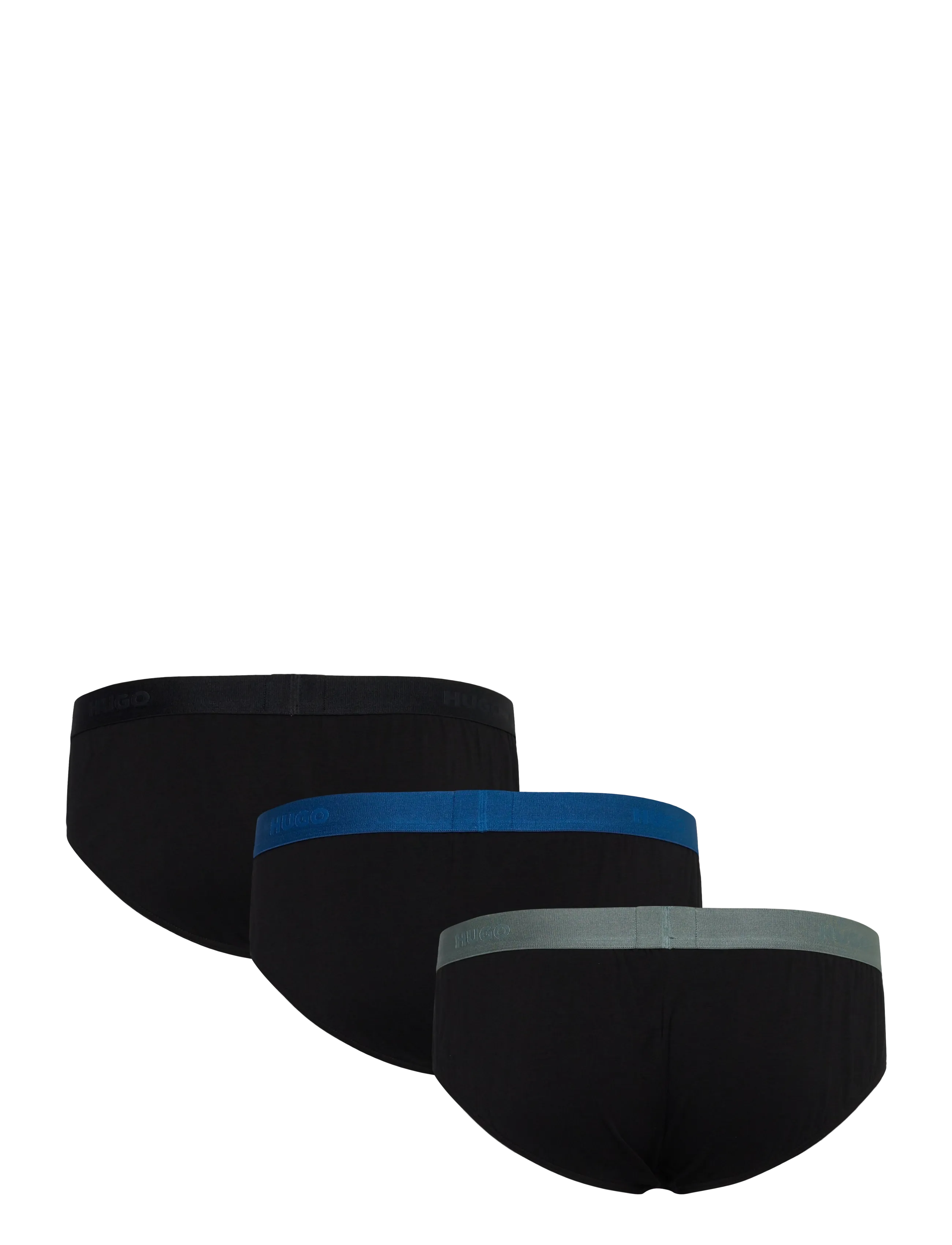 HUGO - HIPBRIEF TRIPLETPACK - laveste priser - black - 1