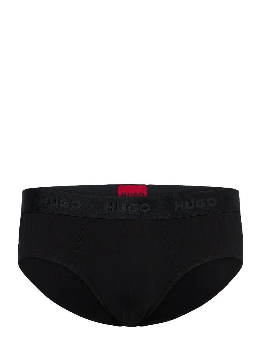HUGO - HIPBRIEF TRIPLETPACK - multipack underbukser - black - 4
