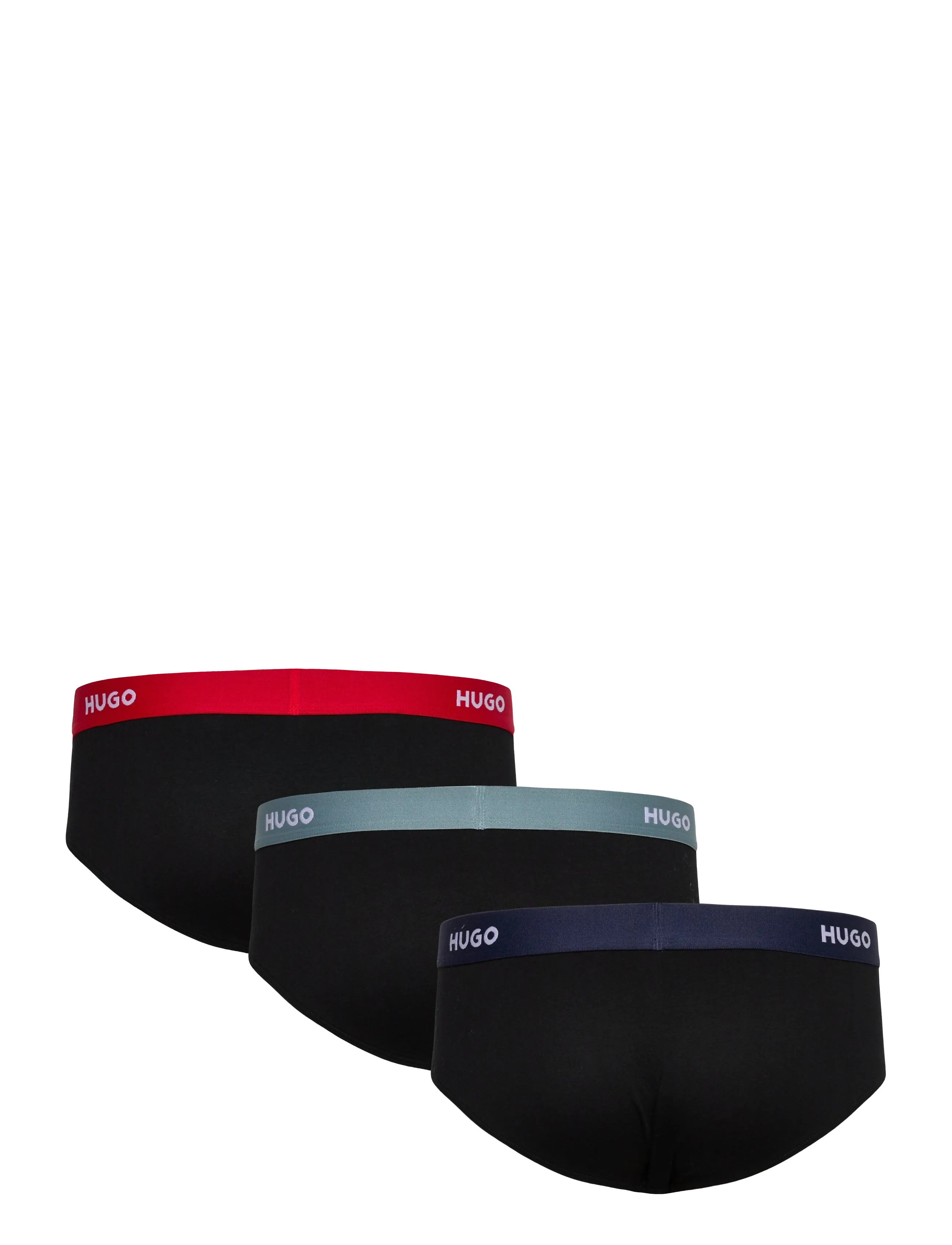 HUGO - HIPBRIEF TRIPLETPACK - herren slips - charcoal - 1
