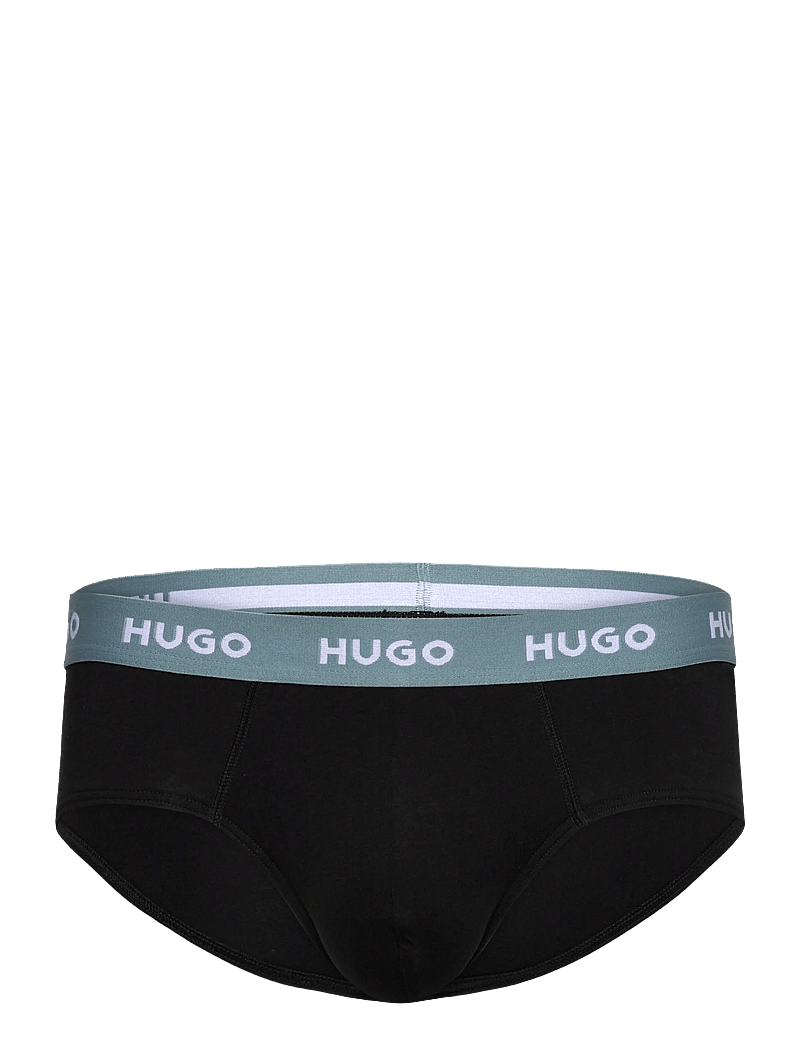 HUGO - HIPBRIEF TRIPLETPACK - multipack underpants - charcoal - 2