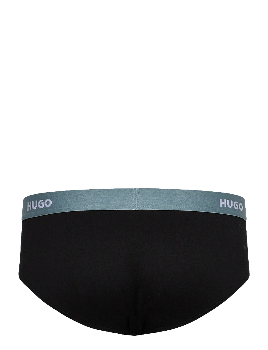 HUGO - HIPBRIEF TRIPLETPACK - multipack underpants - charcoal - 3