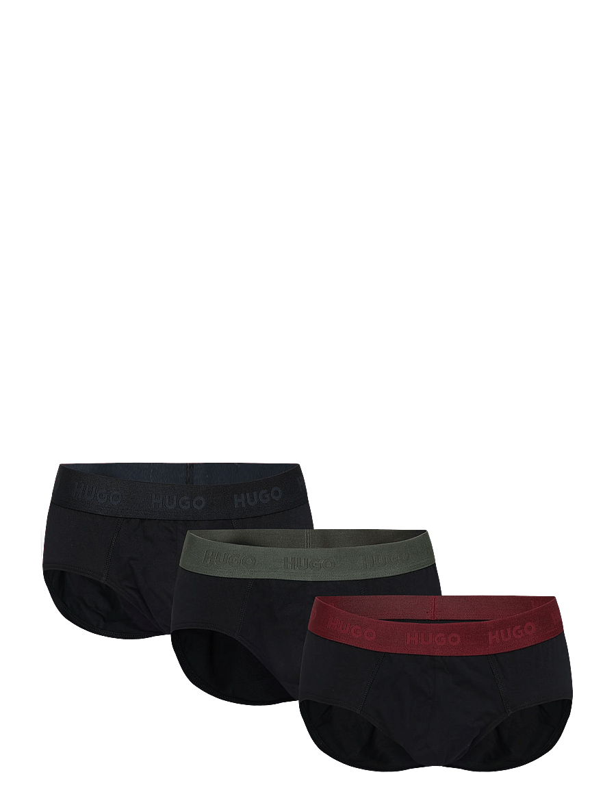 HUGO - HIPBRIEF TRIPLETPACK - multipack underpants - charcoal - 0