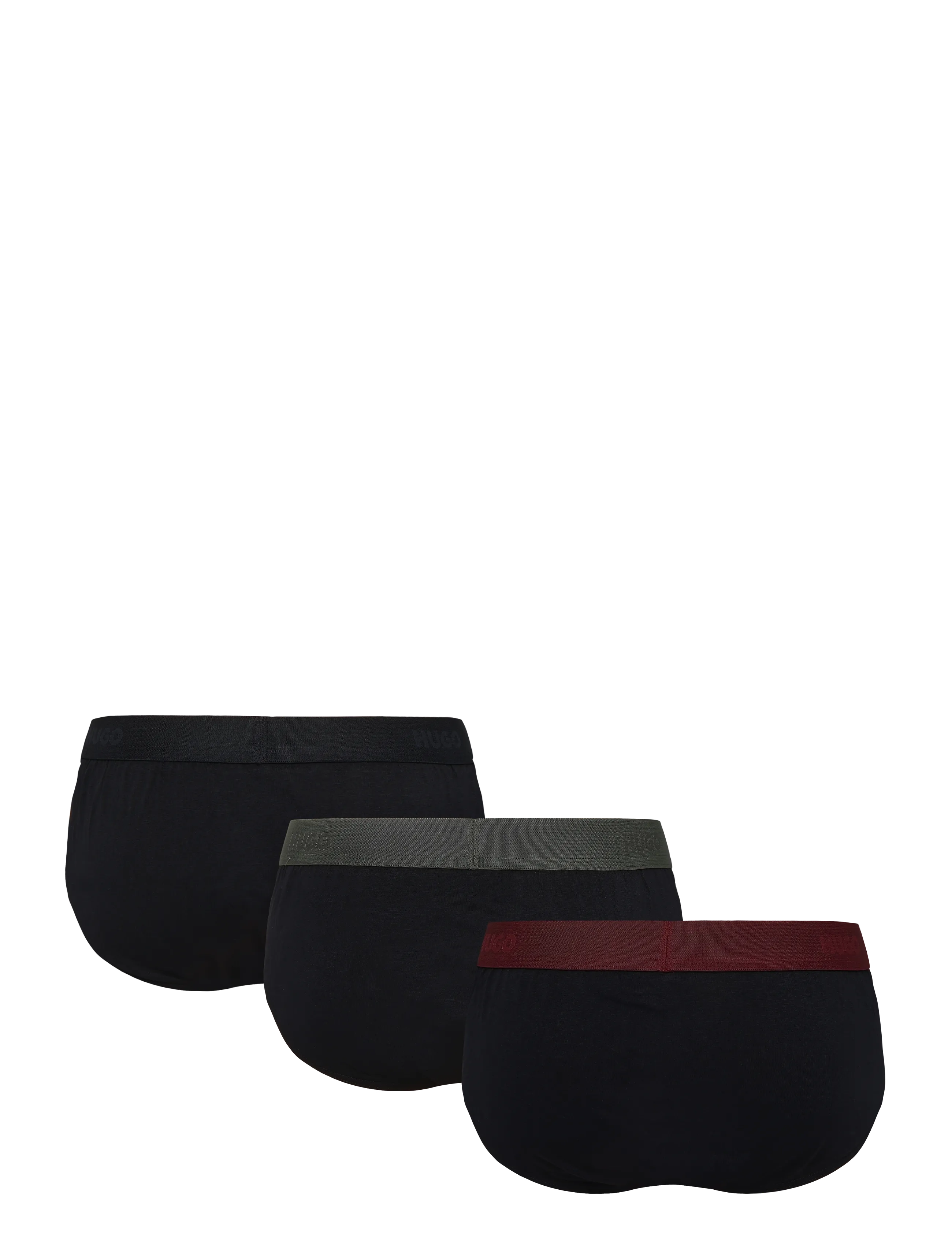 HUGO - HIPBRIEF TRIPLETPACK - multipack underpants - charcoal - 1