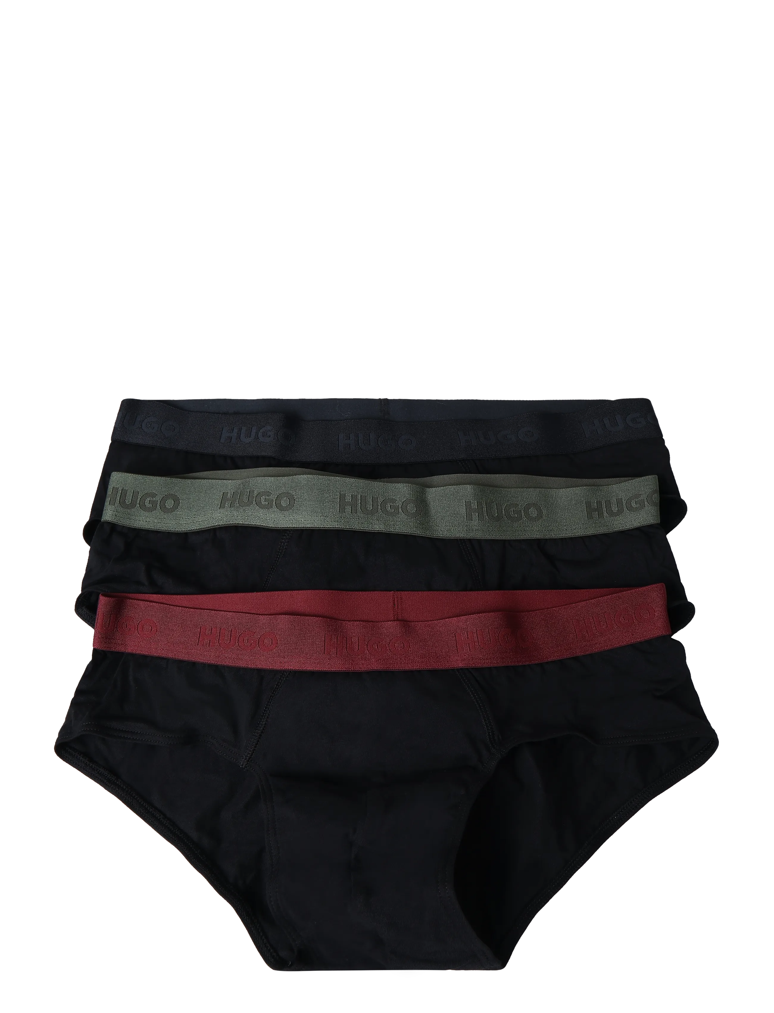 HUGO - HIPBRIEF TRIPLETPACK - multipack underpants - charcoal - 2