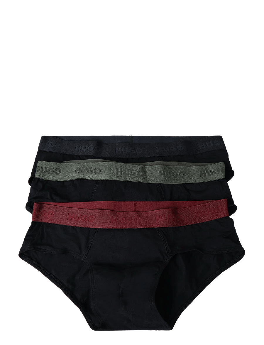 HUGO - HIPBRIEF TRIPLETPACK - multipack underpants - charcoal - 2