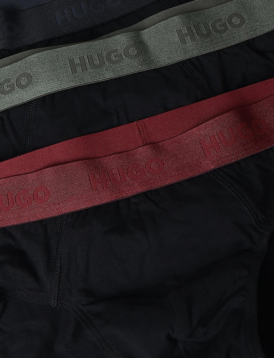 HUGO - HIPBRIEF TRIPLETPACK - multipack underpants - charcoal - 3