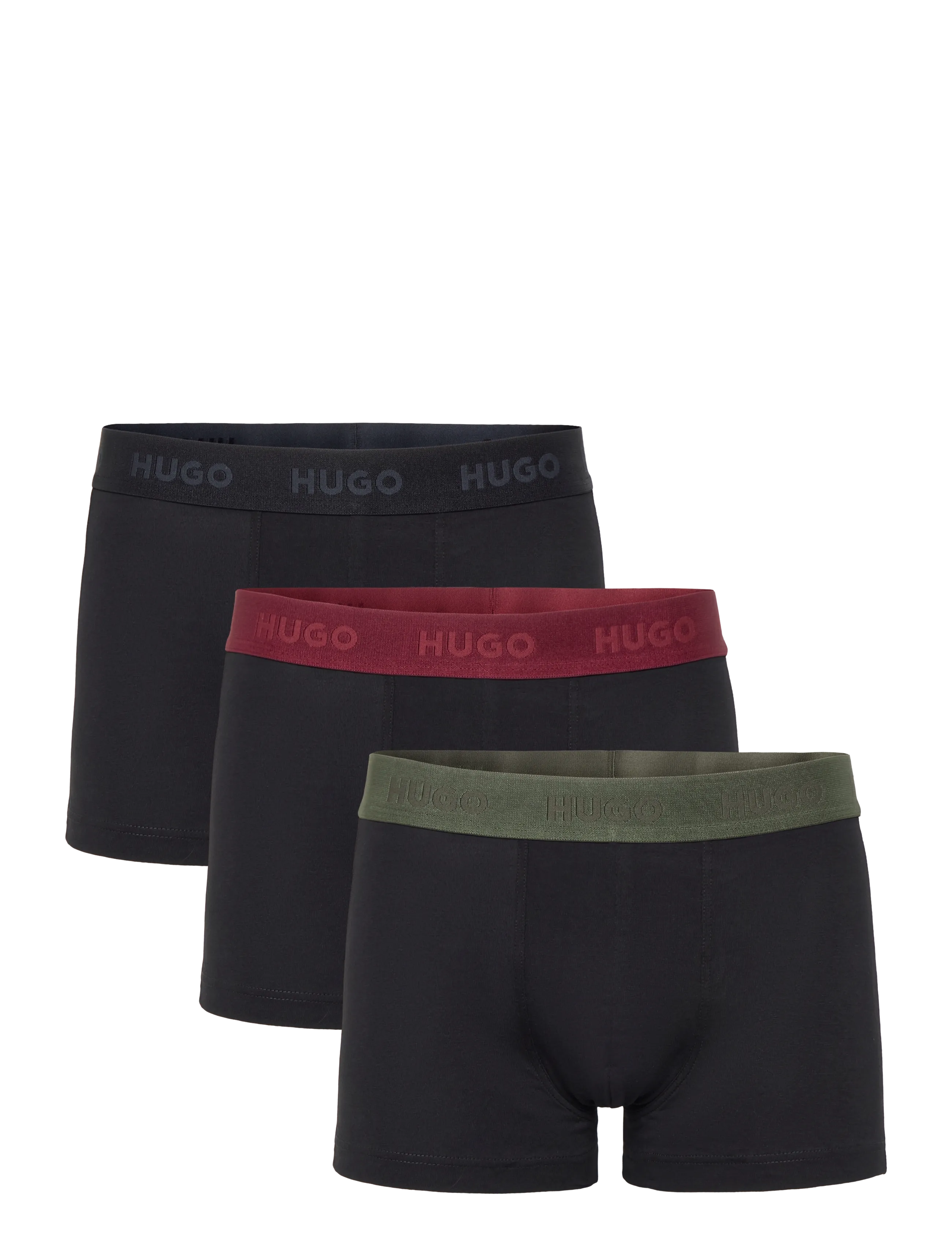 HUGO TRUNK TRIPLET PACK - Underkläder - CHARCOAL / grey