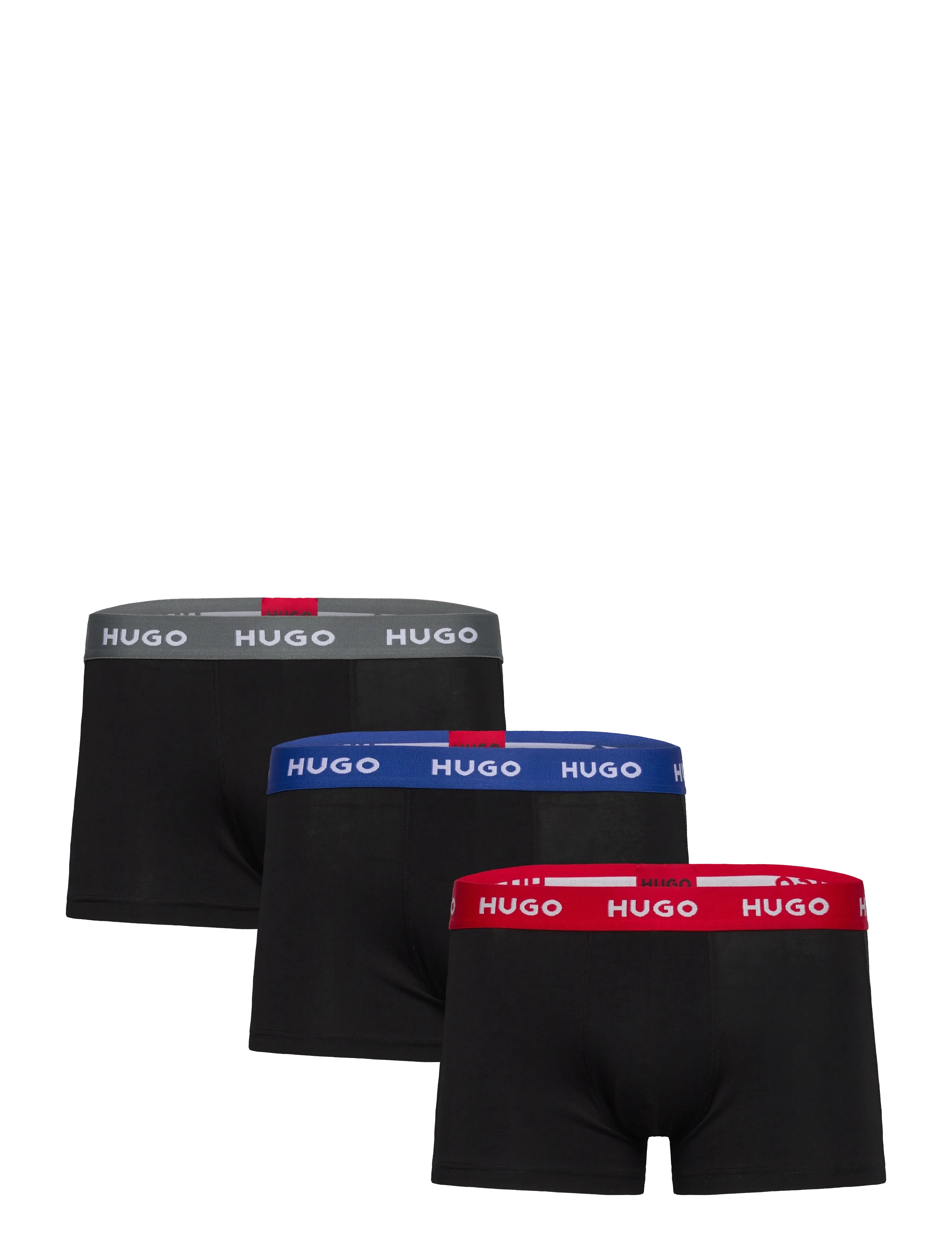 HUGO Trunk Triplet Pack, S, Black, Undertøj > Boksere, Herre
