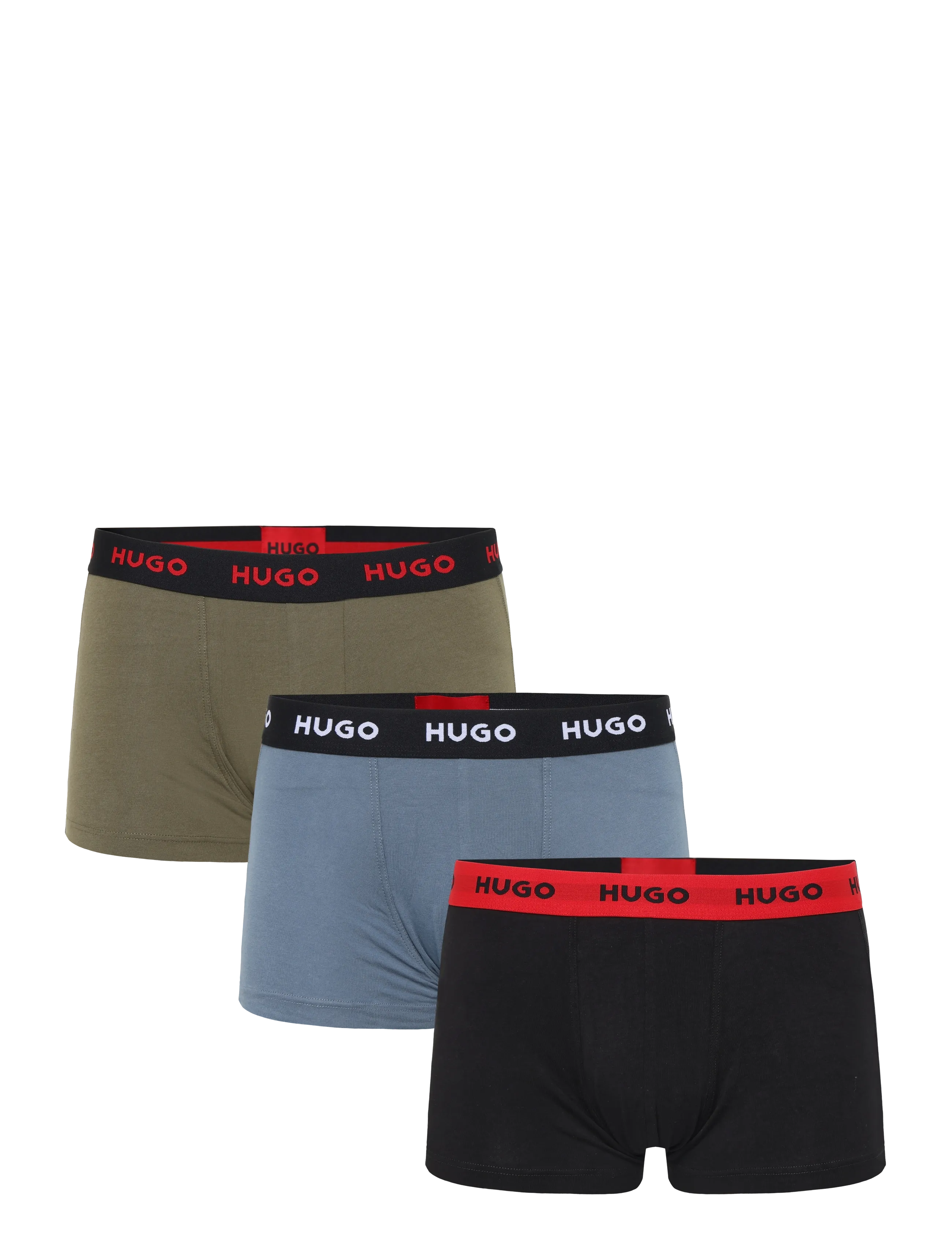 HUGO TRUNK TRIPLET PACK - Kalsonger - OPEN MISCELLANEOUS / khaki/green
