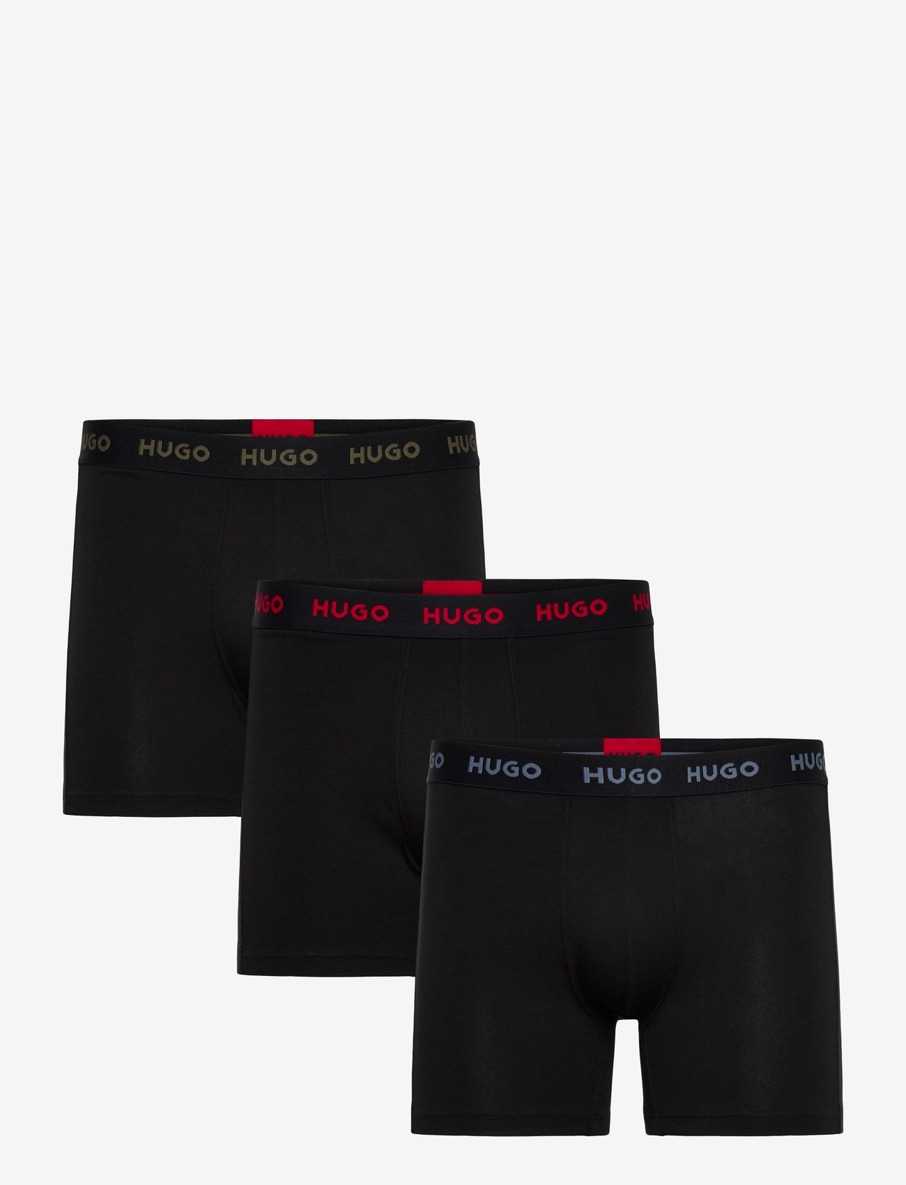 HUGO - BOXERBR TRIPLET PACK - unterhosen im multipack - black - 0