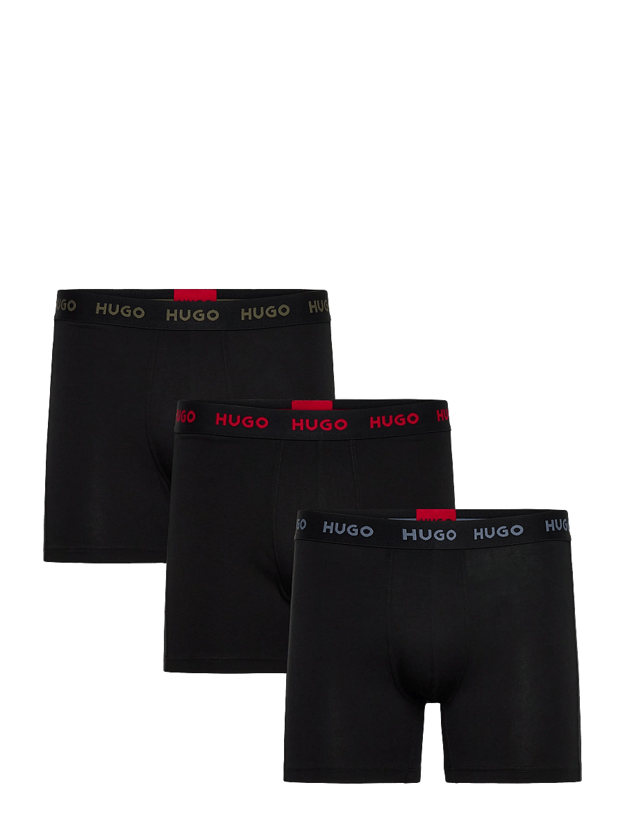 HUGO - BOXERBR TRIPLET PACK - unterhosen im multipack - black - 0