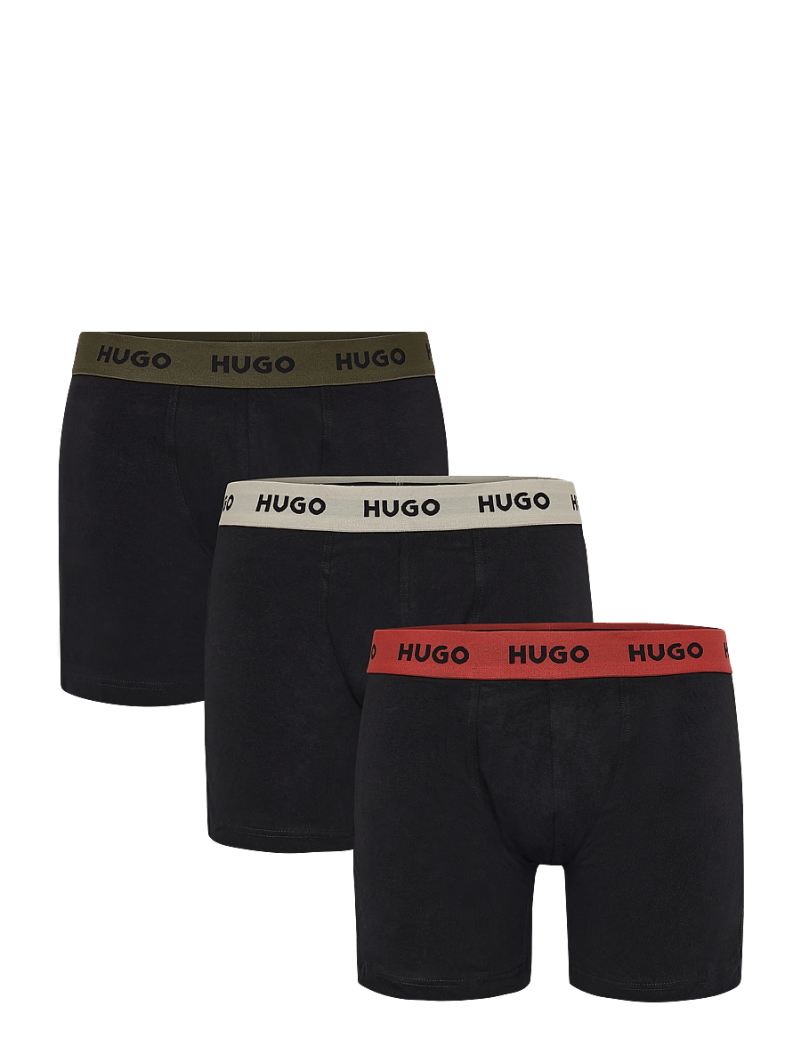 HUGO - BOXERBR TRIPLET PACK - multipack underpants - charcoal - 0