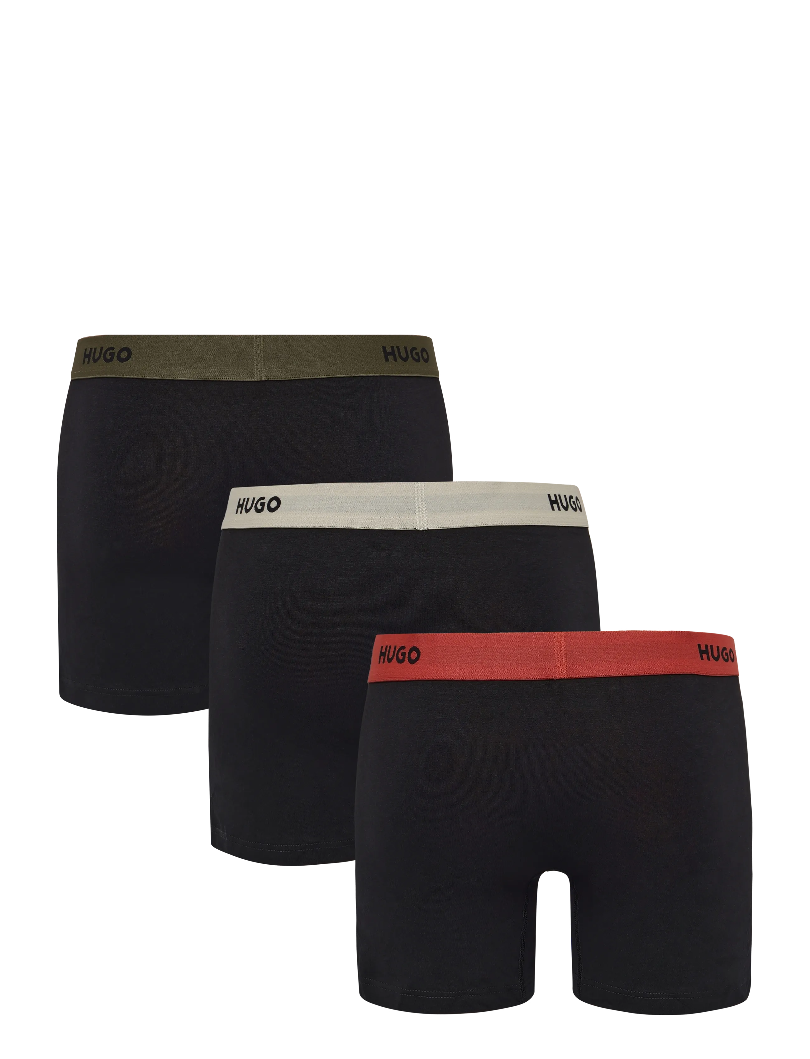 HUGO - BOXERBR TRIPLET PACK - unterhosen im multipack - charcoal - 1