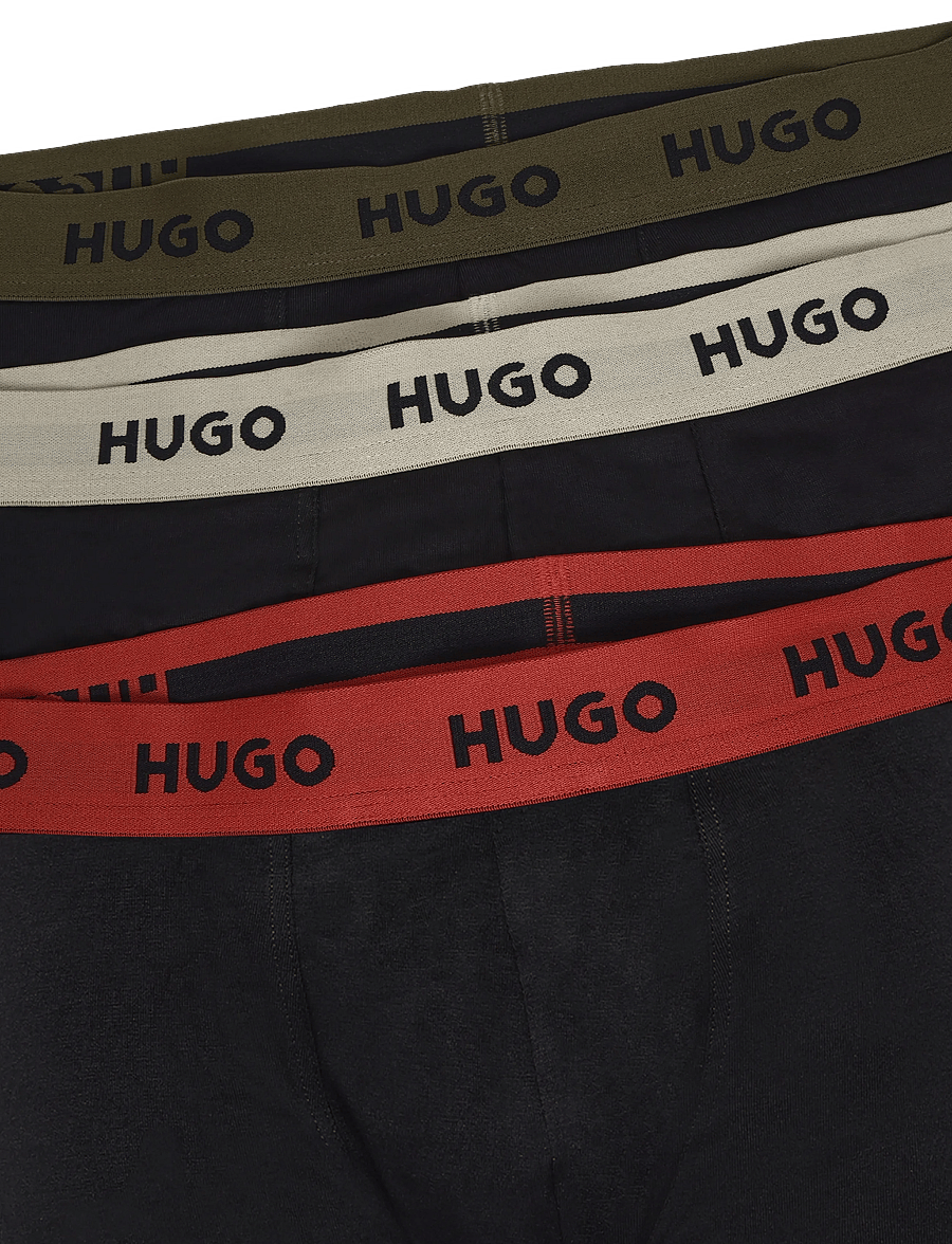 HUGO - BOXERBR TRIPLET PACK - multipack underpants - charcoal - 2