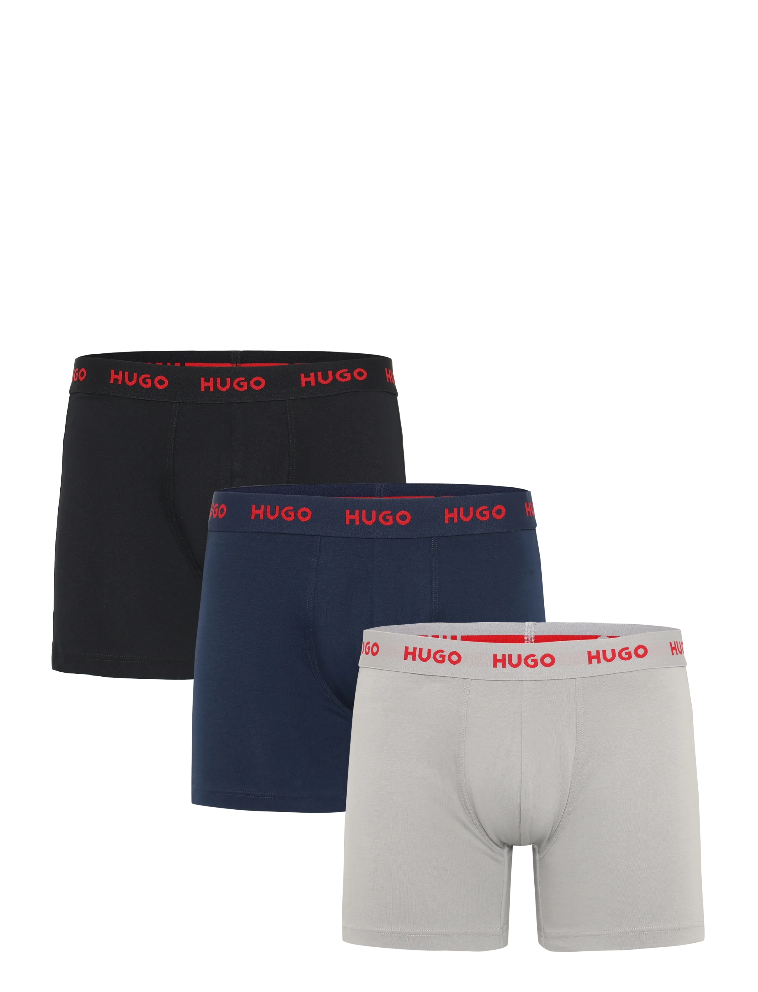 HUGO Boxerbr Triplet Pack, Mænd, Boxershorts 3-Pak, Navy, Str: XXL