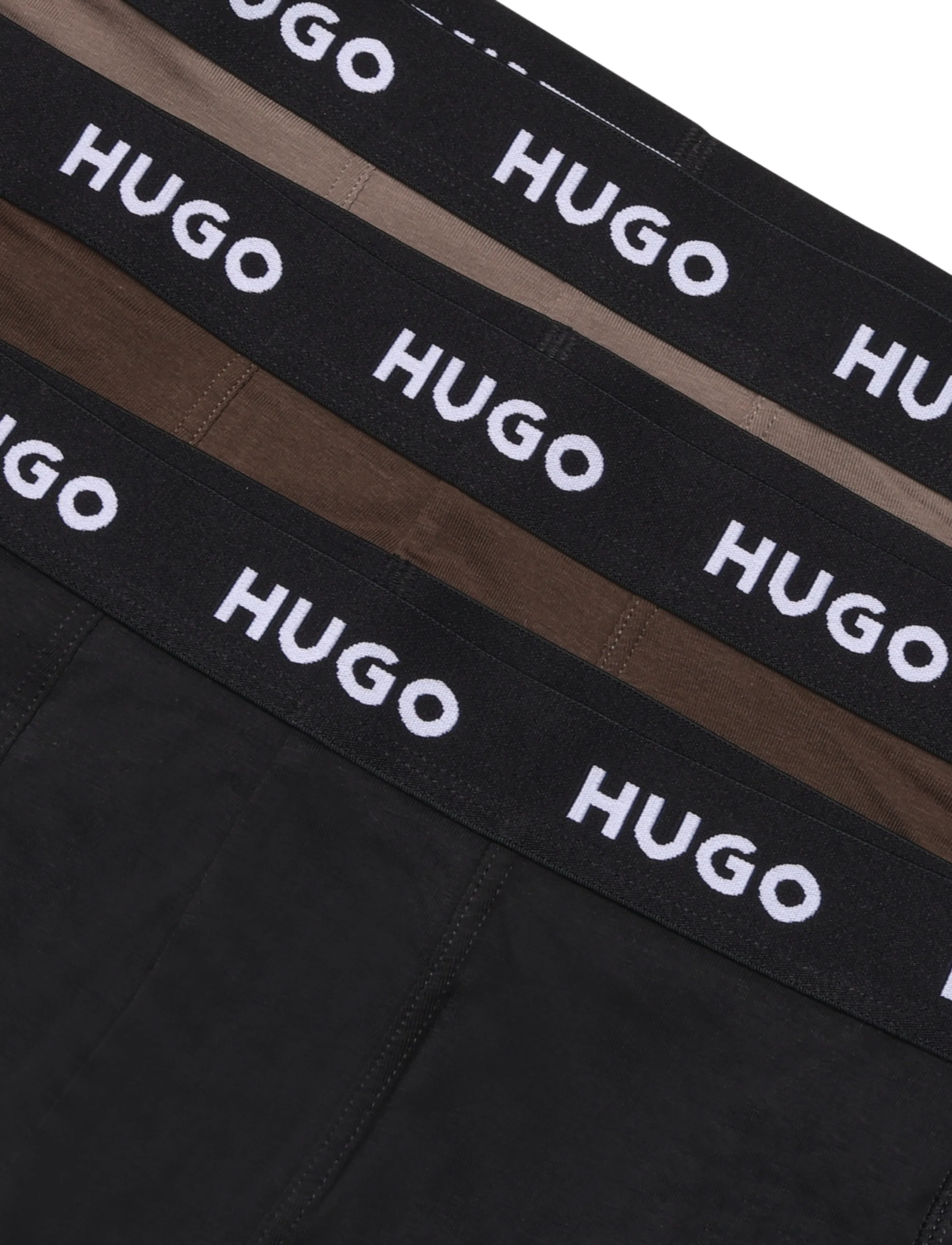 HUGO - BOXERBR TRIPLET PACK - multipakk aluspüksid - open brown - 2