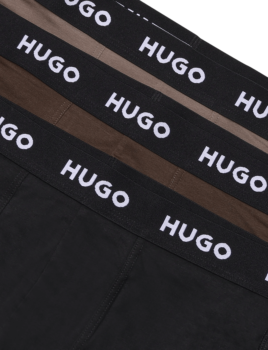 HUGO - BOXERBR TRIPLET PACK - multipakk aluspüksid - open brown - 2