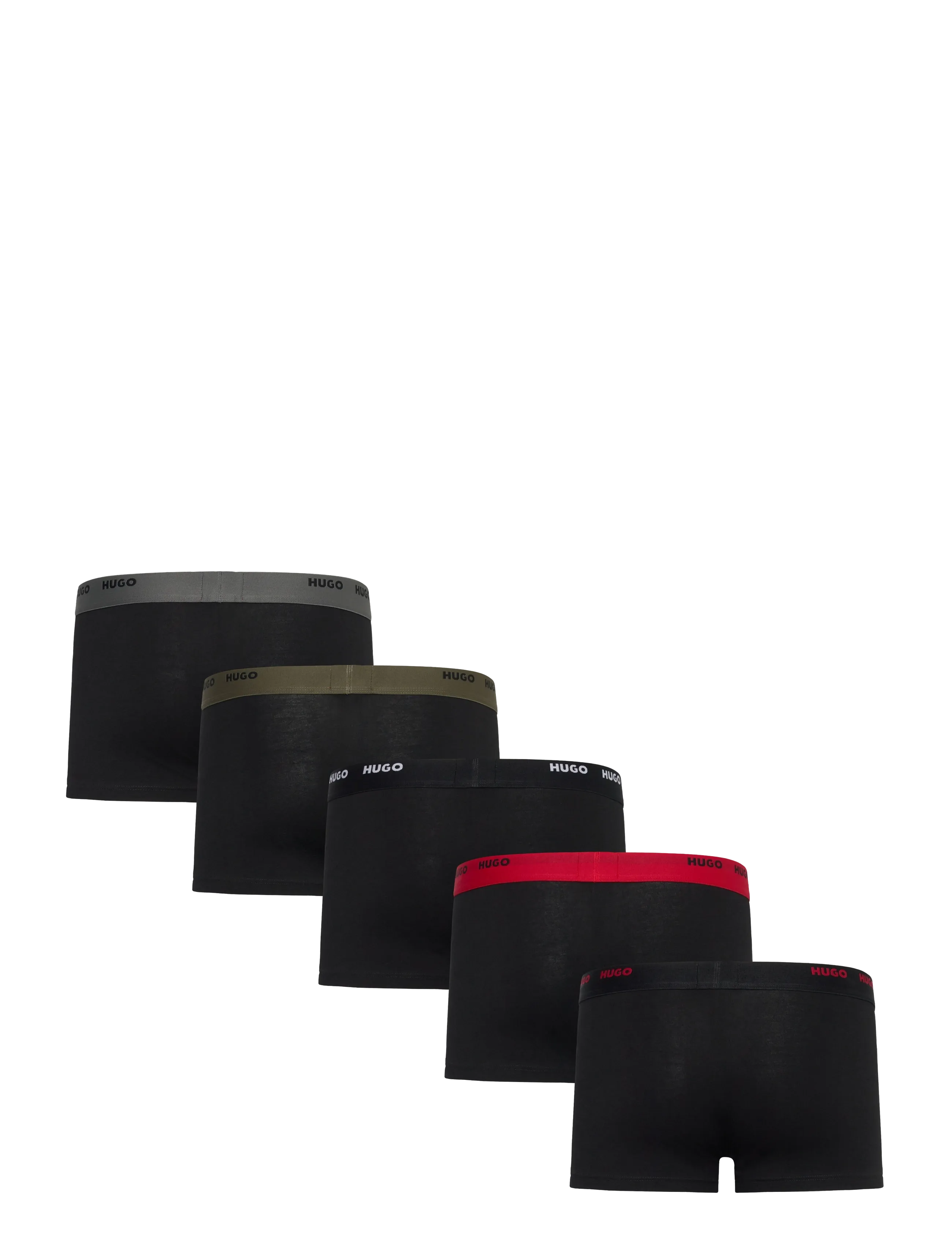 HUGO - TRUNK FIVE PACK - boxer briefs - black - 1