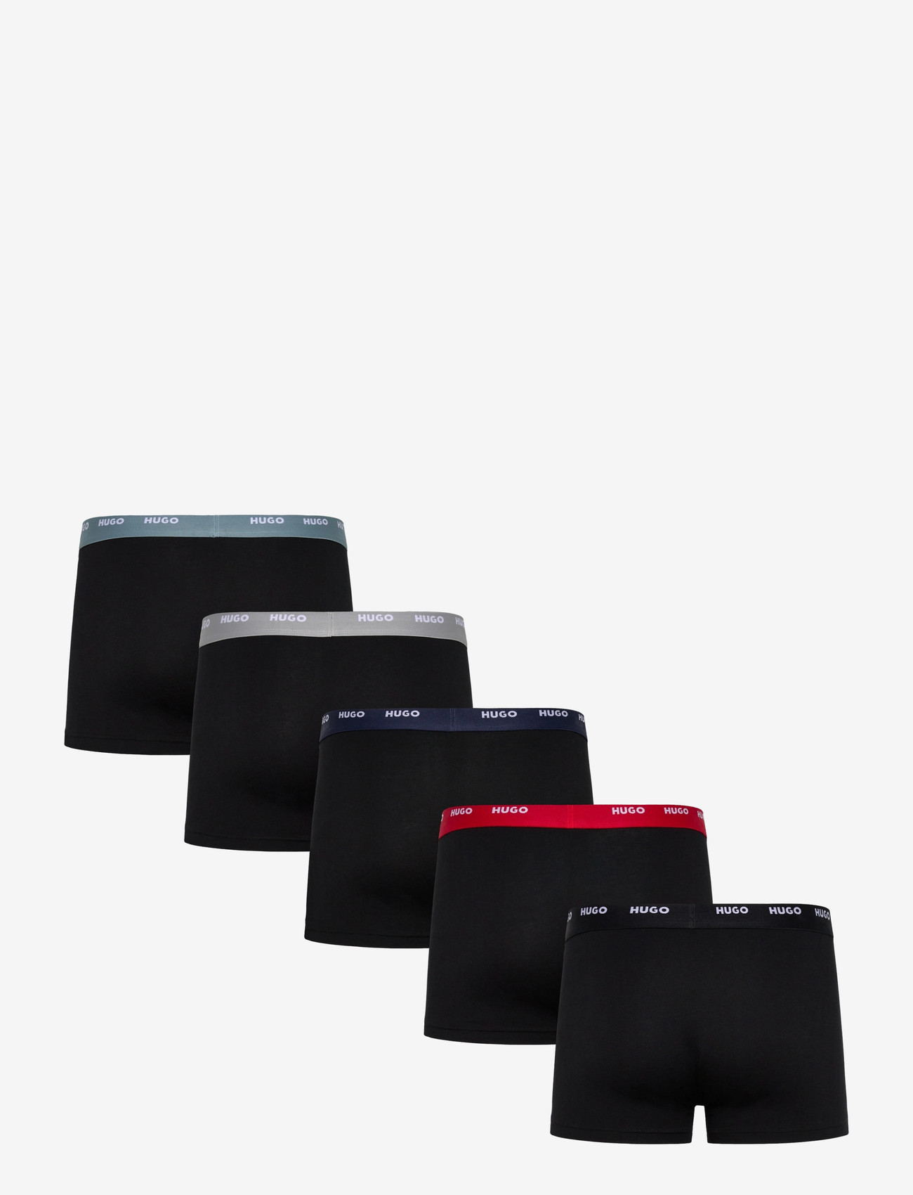 HUGO - TRUNK FIVE PACK - boxerkalsonger - black - 1