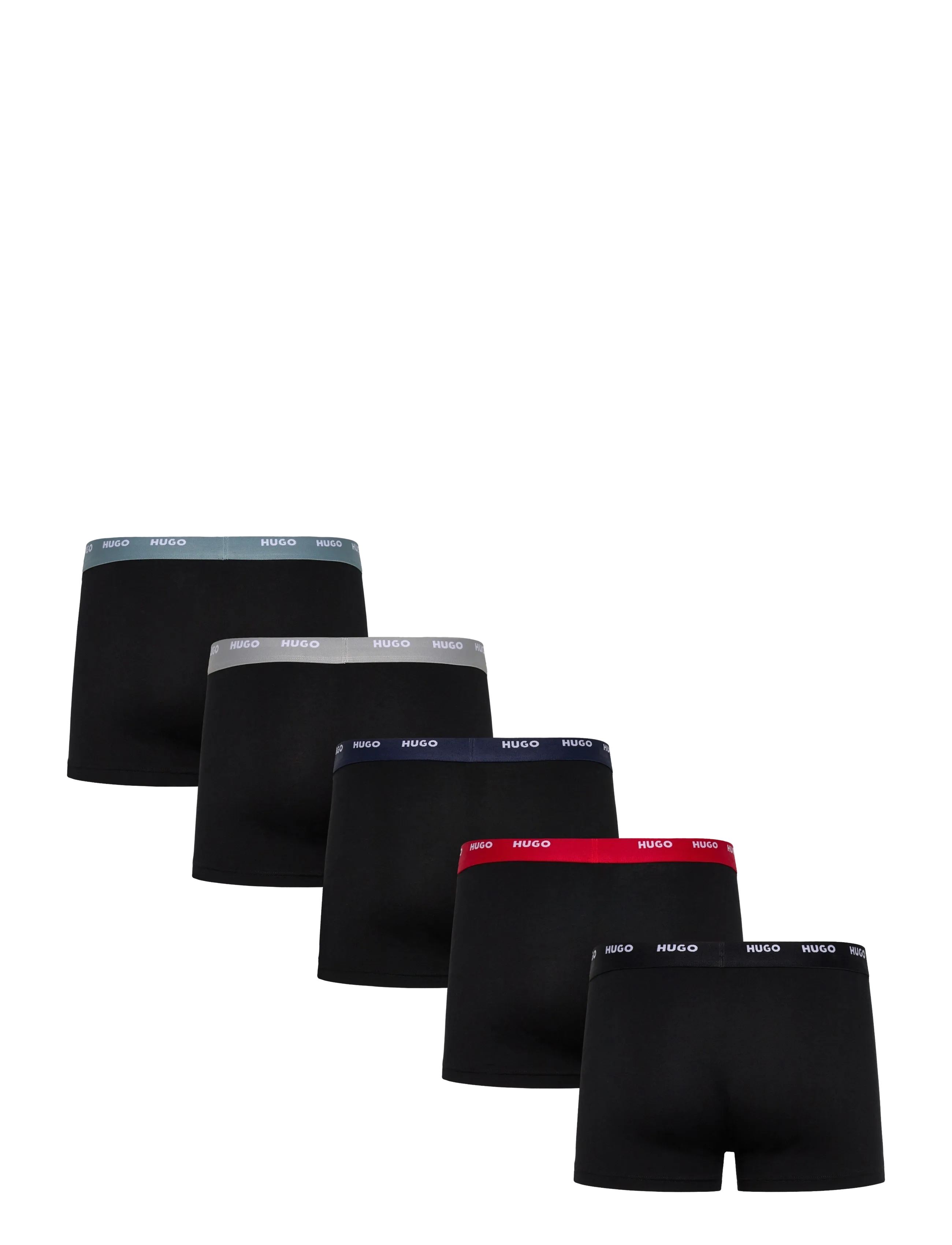 HUGO - TRUNK FIVE PACK - boxerkalsonger - black - 1