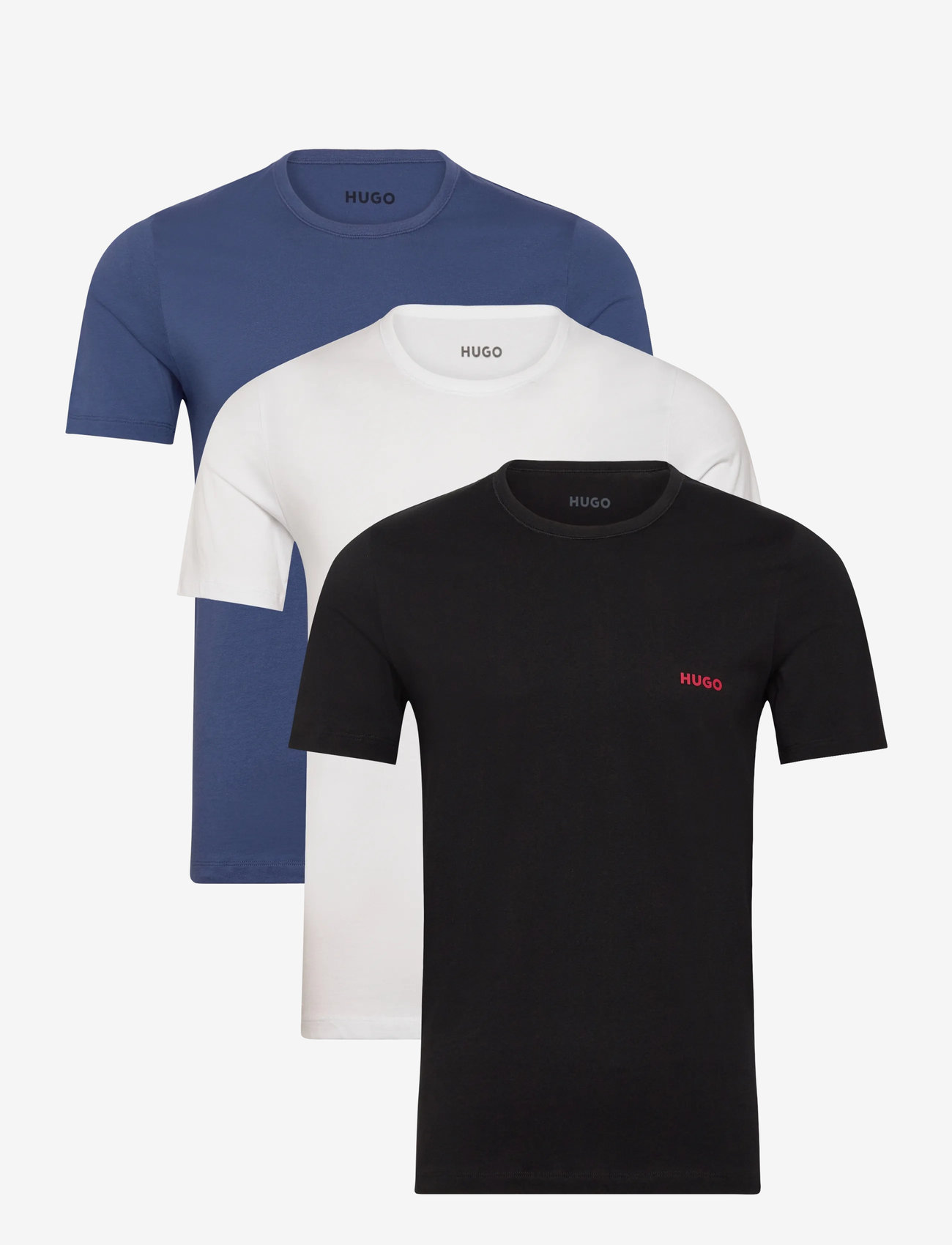 HUGO - T-SHIRT RN TRIPLET P - t-shirts im multipack - open miscellaneous - 0