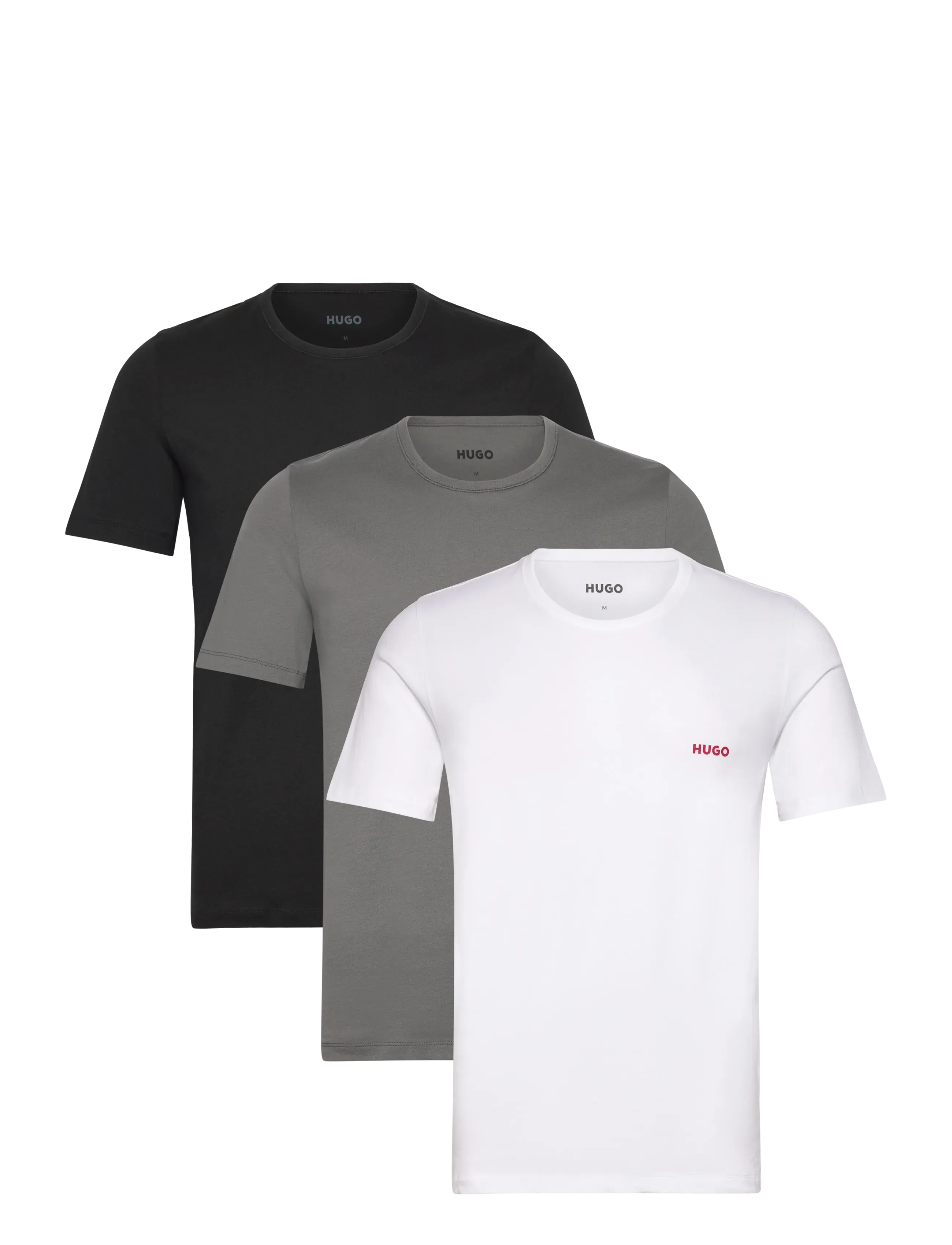 HUGO T-Shirt Rn Triplet P, XL, T-shirts, Schwarz - Short-sleeved, Männerswear
