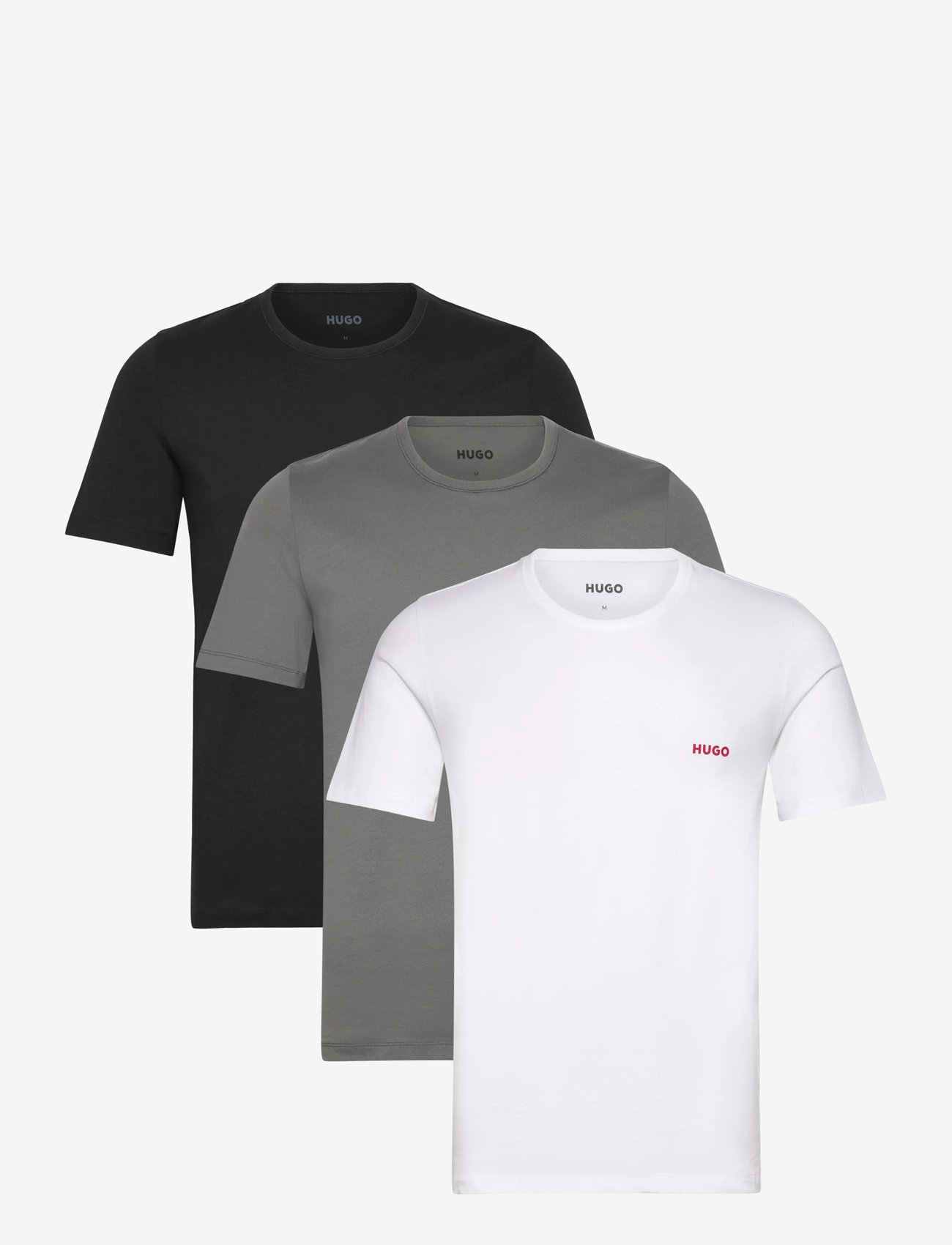 HUGO - T-SHIRT RN TRIPLET P - t-shirts im multipack - open miscellaneous - 0