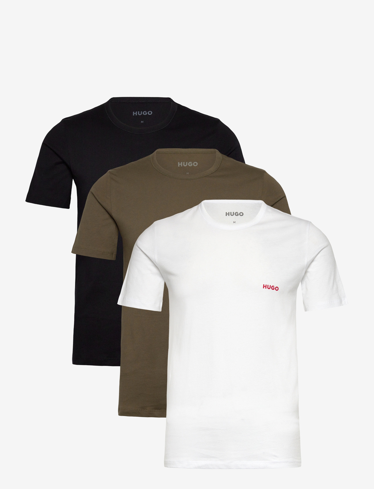 HUGO - T-SHIRT RN TRIPLET P - t-shirts im multipack - open miscellaneous - 0