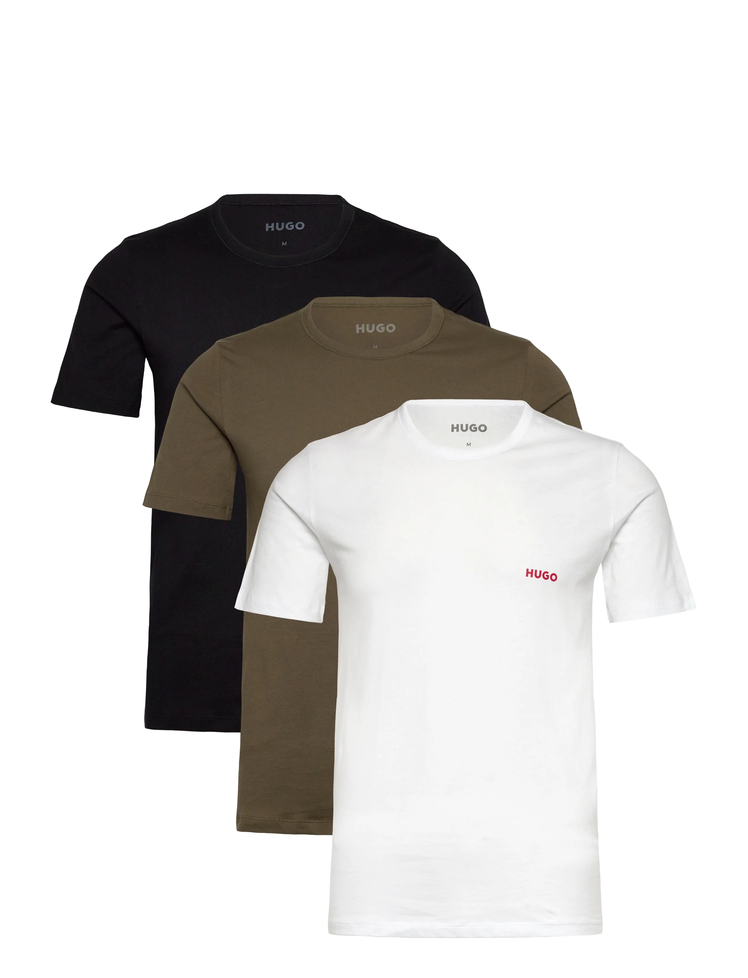 HUGO T-SHIRT RN TRIPLET P - Multipack t-shirts - OPEN MISCELLANEOUS / white