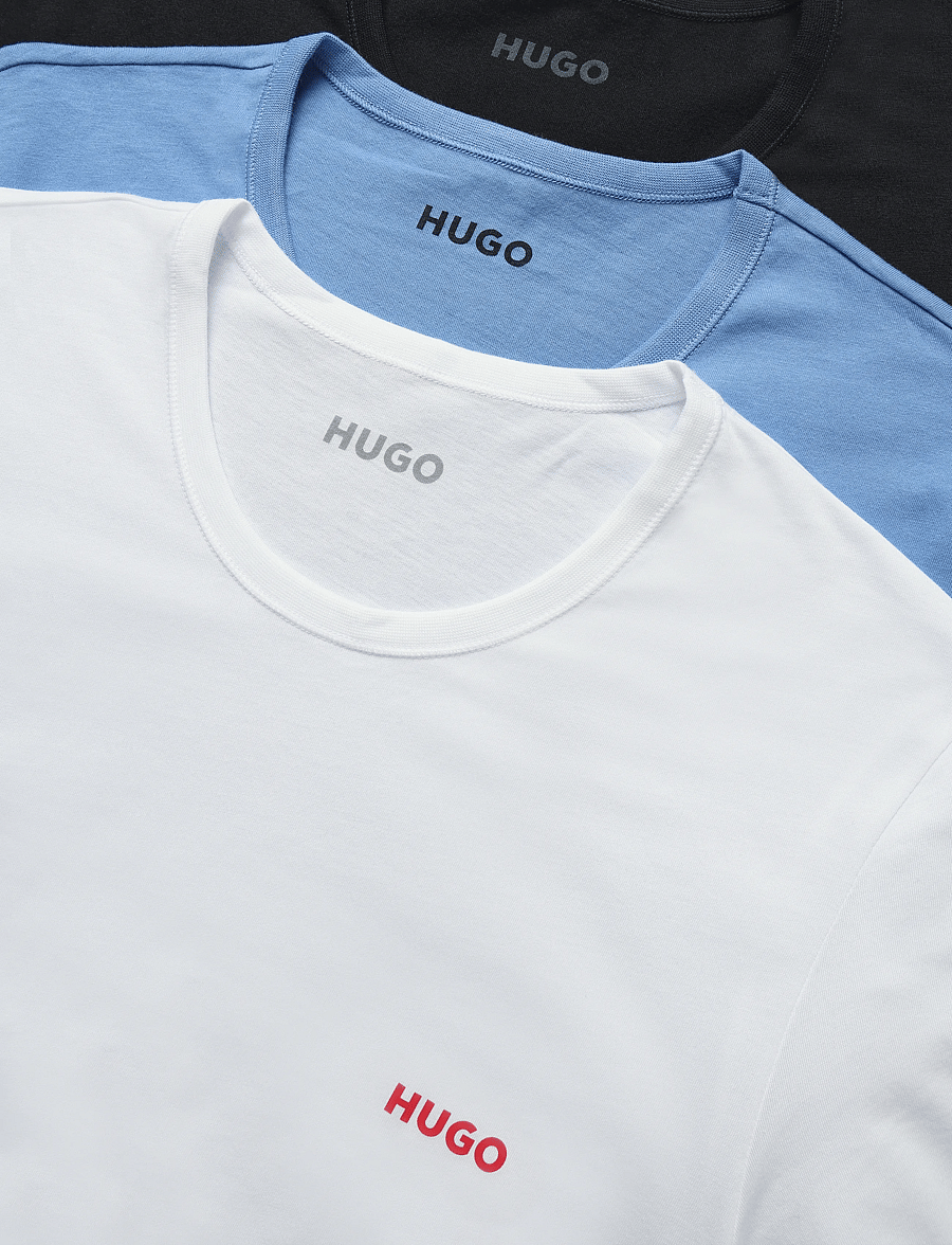 HUGO - T-SHIRT RN TRIPLET P - t-shirts im multipack - open miscellaneous - 2