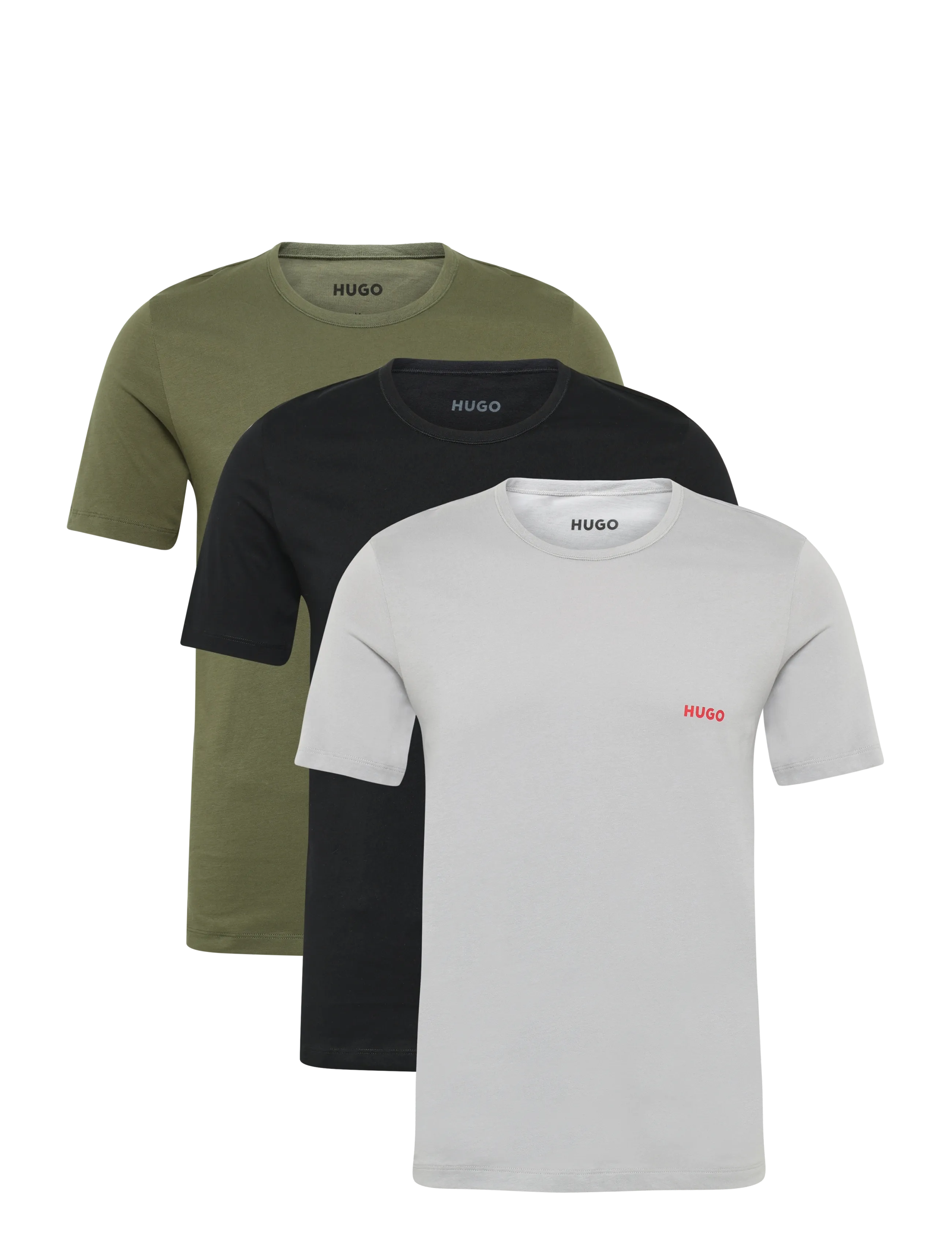 HUGO T-Shirt Rn Triplet P, XS, T-shirts, Grau - Short-sleeved, Männerswear