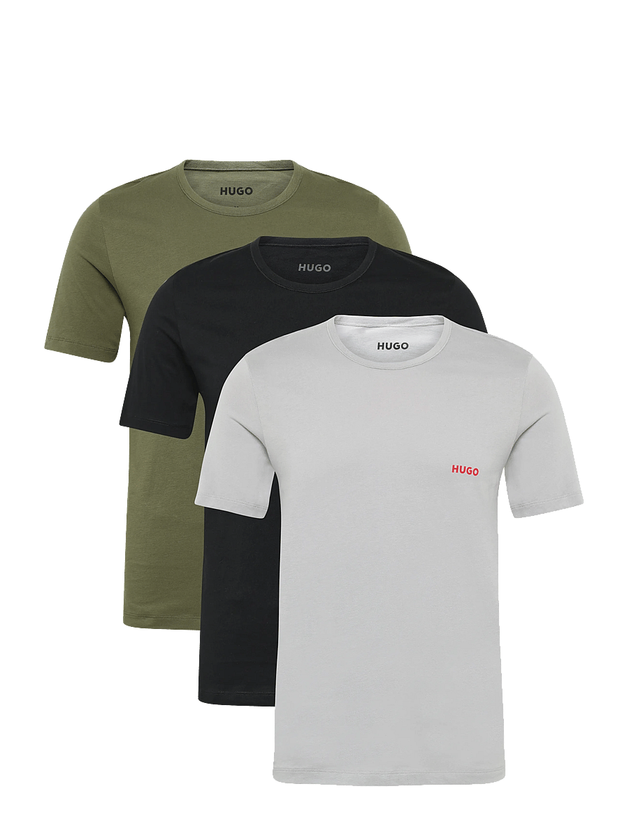 HUGO - T-SHIRT RN TRIPLET P - multipack t-shirts - open miscellaneous - 0